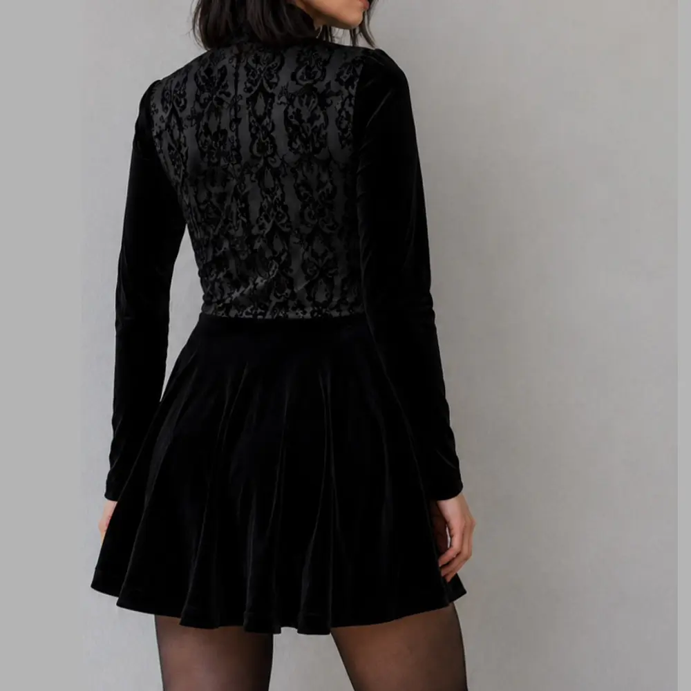 MINI VESTIDO ANUBYS / Velvet & Barroco aterciopelado 