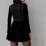 MINI VESTIDO ANUBYS / Velvet & Barroco aterciopelado 
