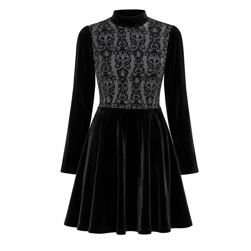 MINI VESTIDO ANUBYS / Velvet & Barroco aterciopelado 