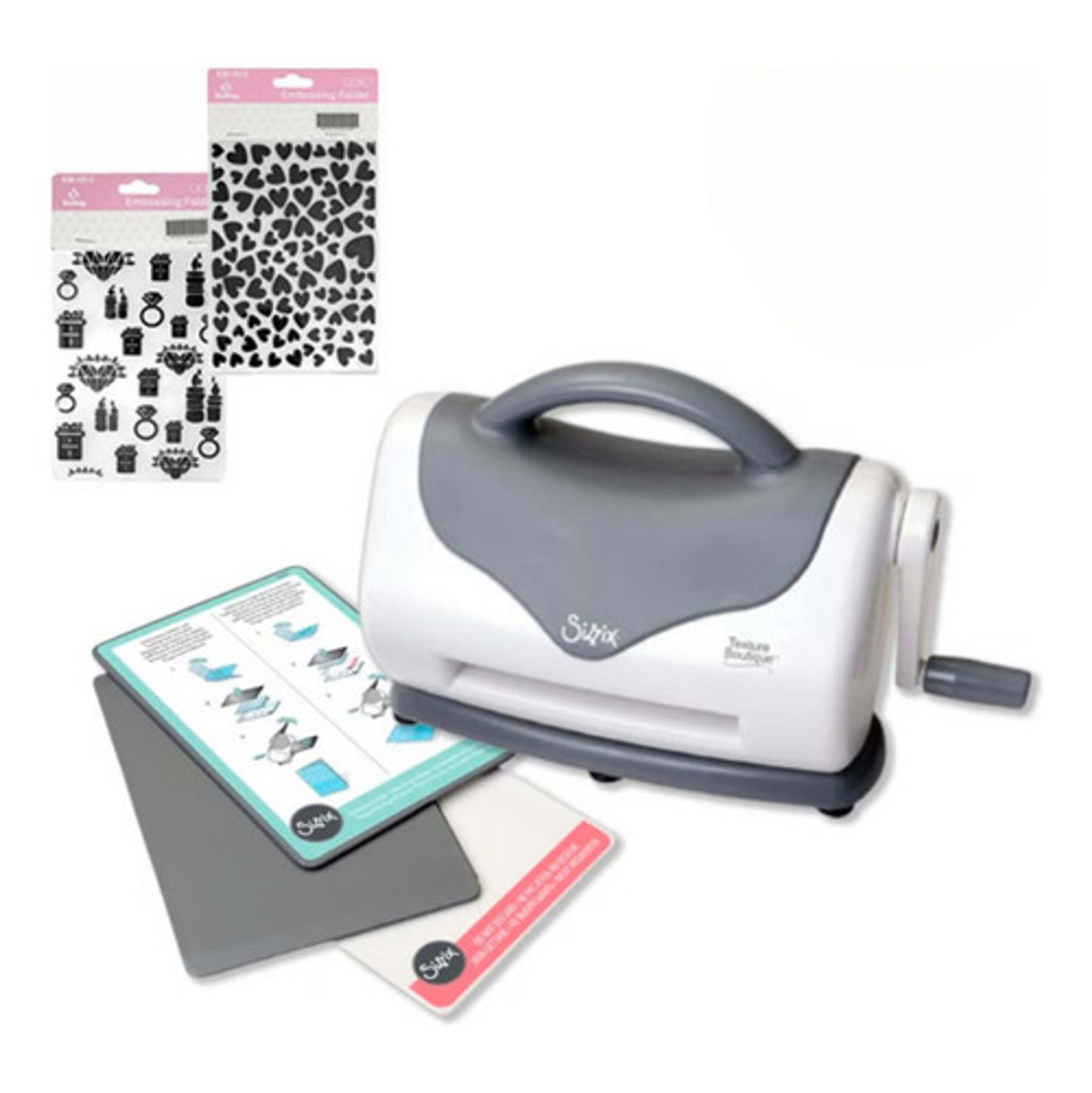 Texturizadora De Papel Boutique + Insumos Sizzix Oferta K08 1