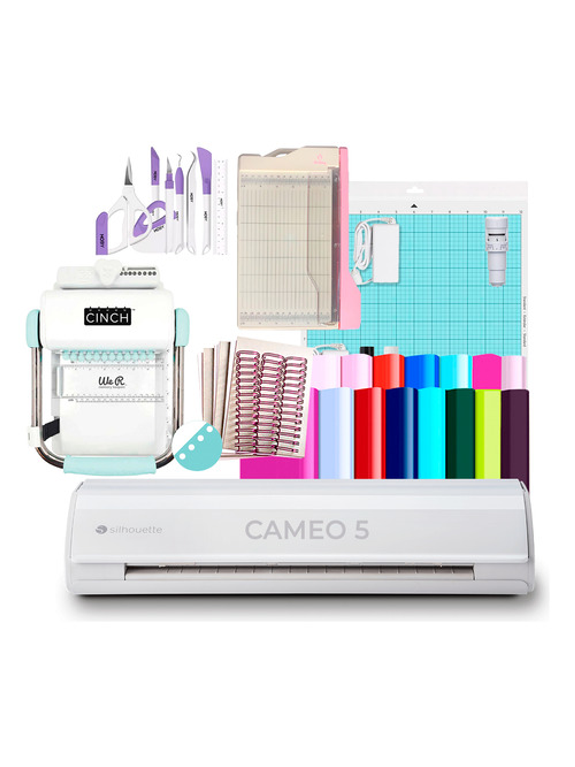 Kit Silhouette Cameo 5 Vinilos + Kit Cinch Redonda Z91 - Entrega a partir del 7 de noviembre 1