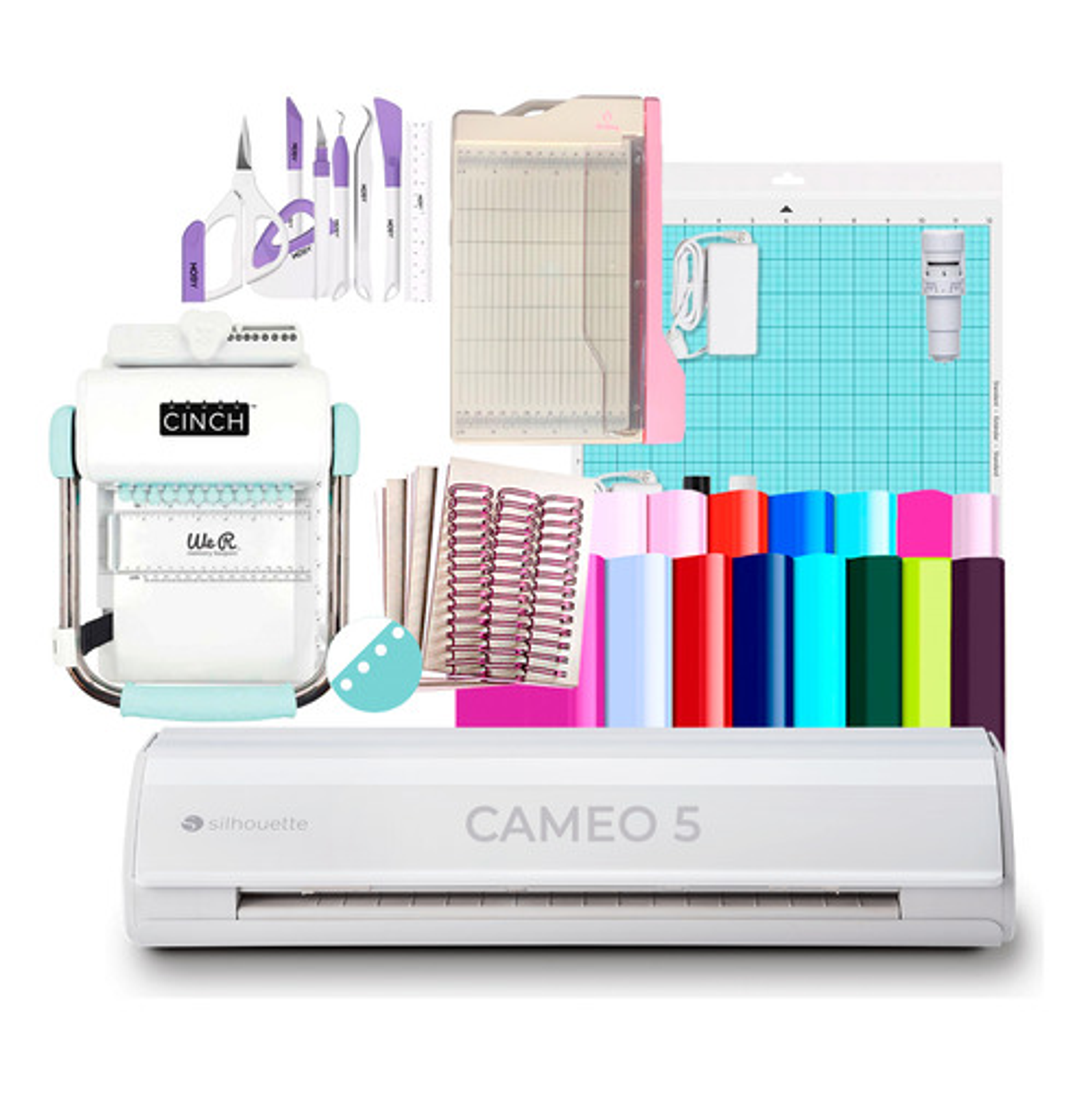 Kit Silhouette Cameo 5 Vinilos + Kit Cinch Redonda Z91 - Entrega a partir del 7 de noviembre 1