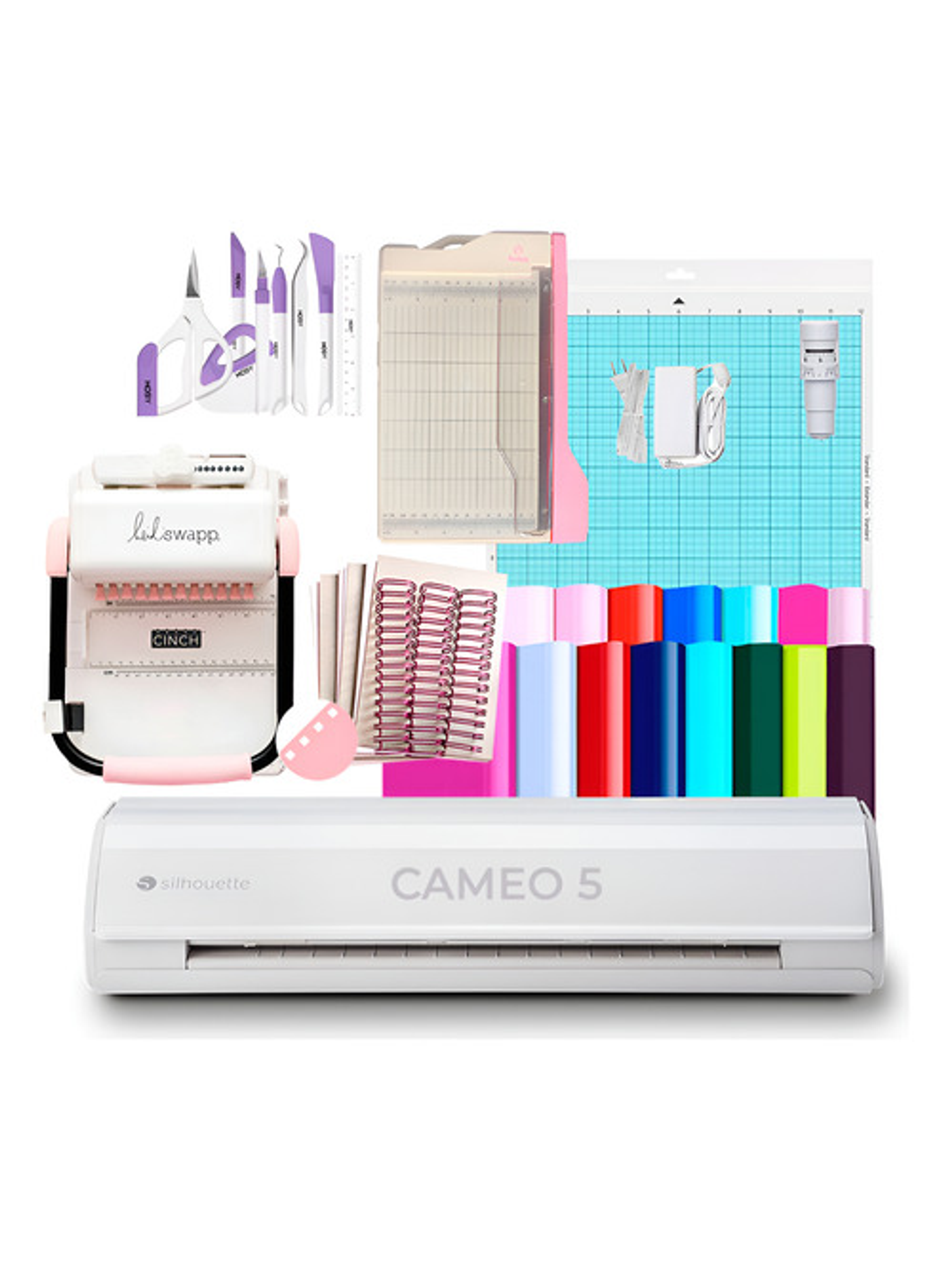 Kit Silhouette Cameo 5 Vinilos + Kit Cinch Cuadrada Z81 - Entrega a partir del 7 de noviembre 1