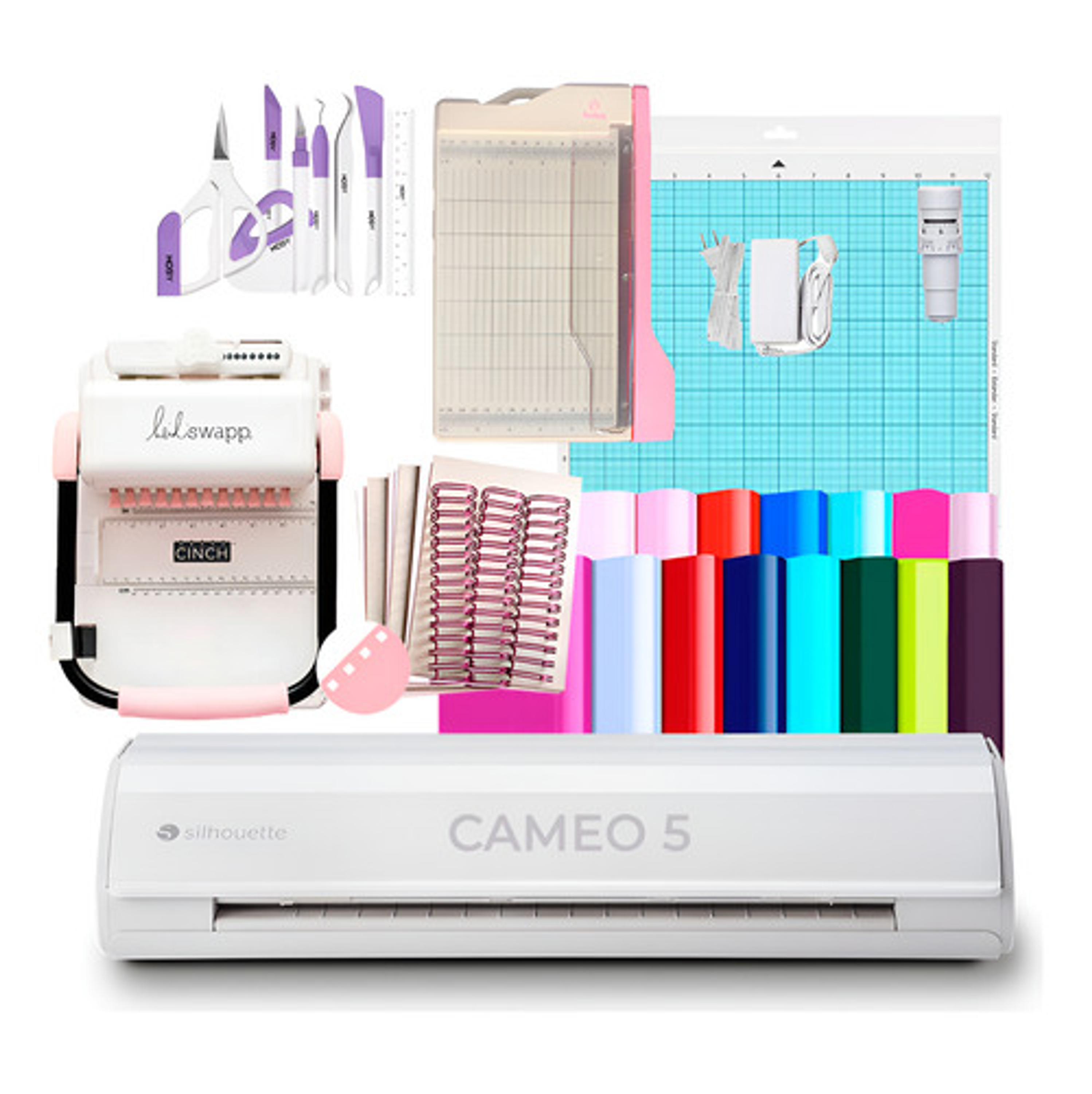 Kit Silhouette Cameo 5 Vinilos + Kit Cinch Cuadrada Z81 - Entrega a partir del 7 de noviembre 1