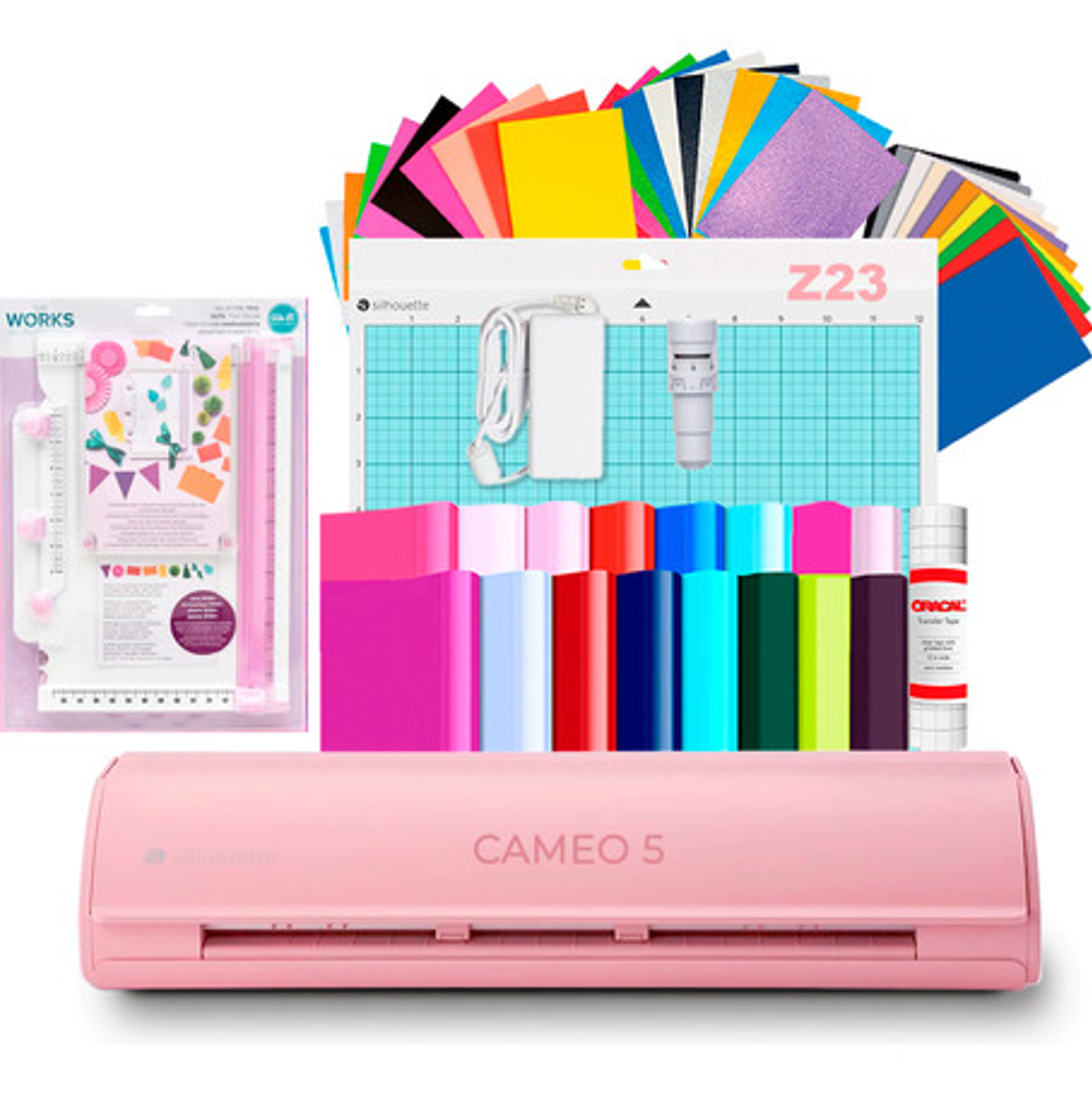 Kit Cameo 5 Rosa + All In One + Cartulinas Z23 1