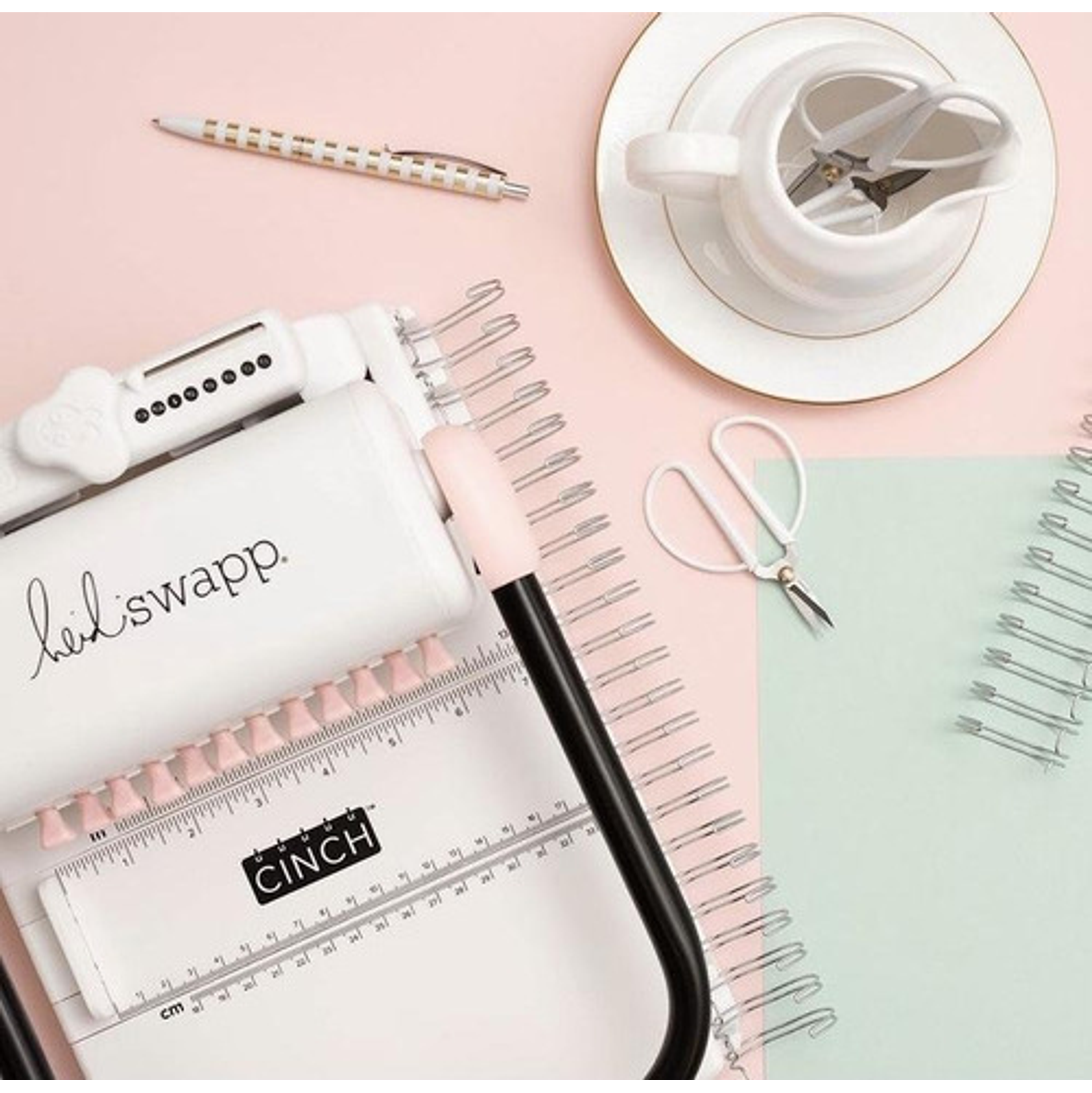 Encuadernadora Cinch Rosa Kit Herramientas M52 3