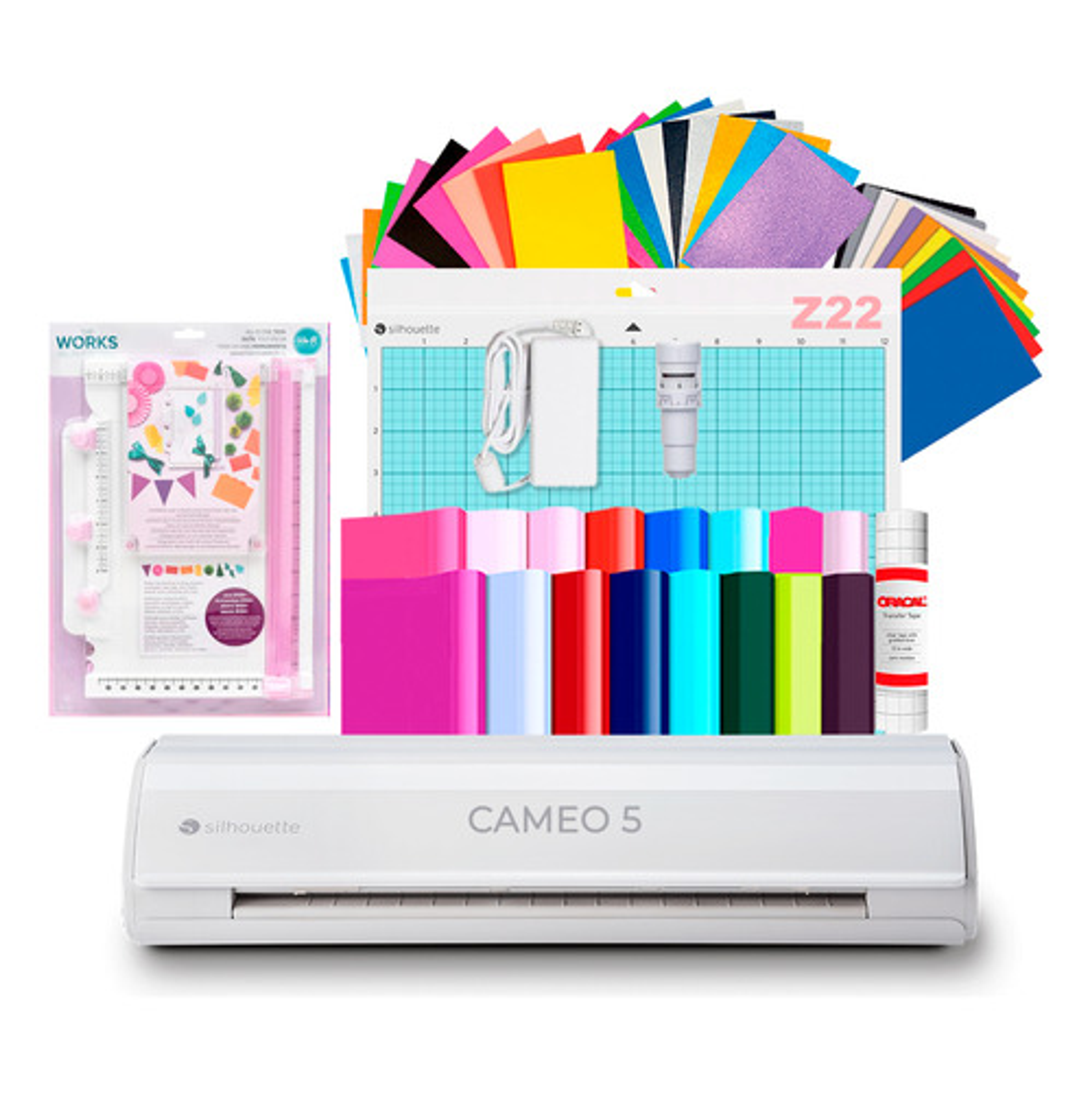 Kit Cameo 5 + All In One + Cartulinas Z22 1