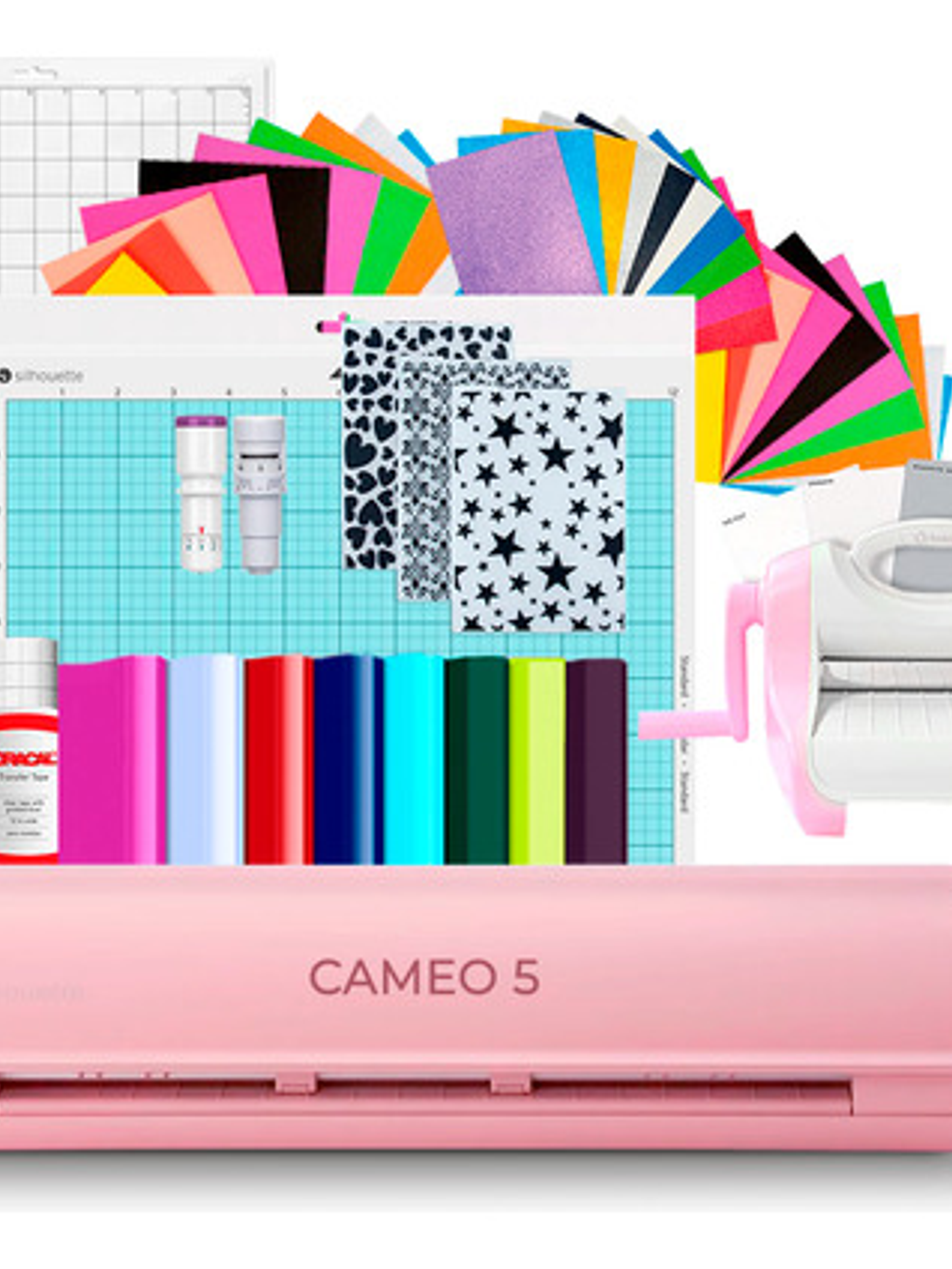 Kit Cameo 5 Rosa + Troqueladora  Hoby E Insumos Z34 1