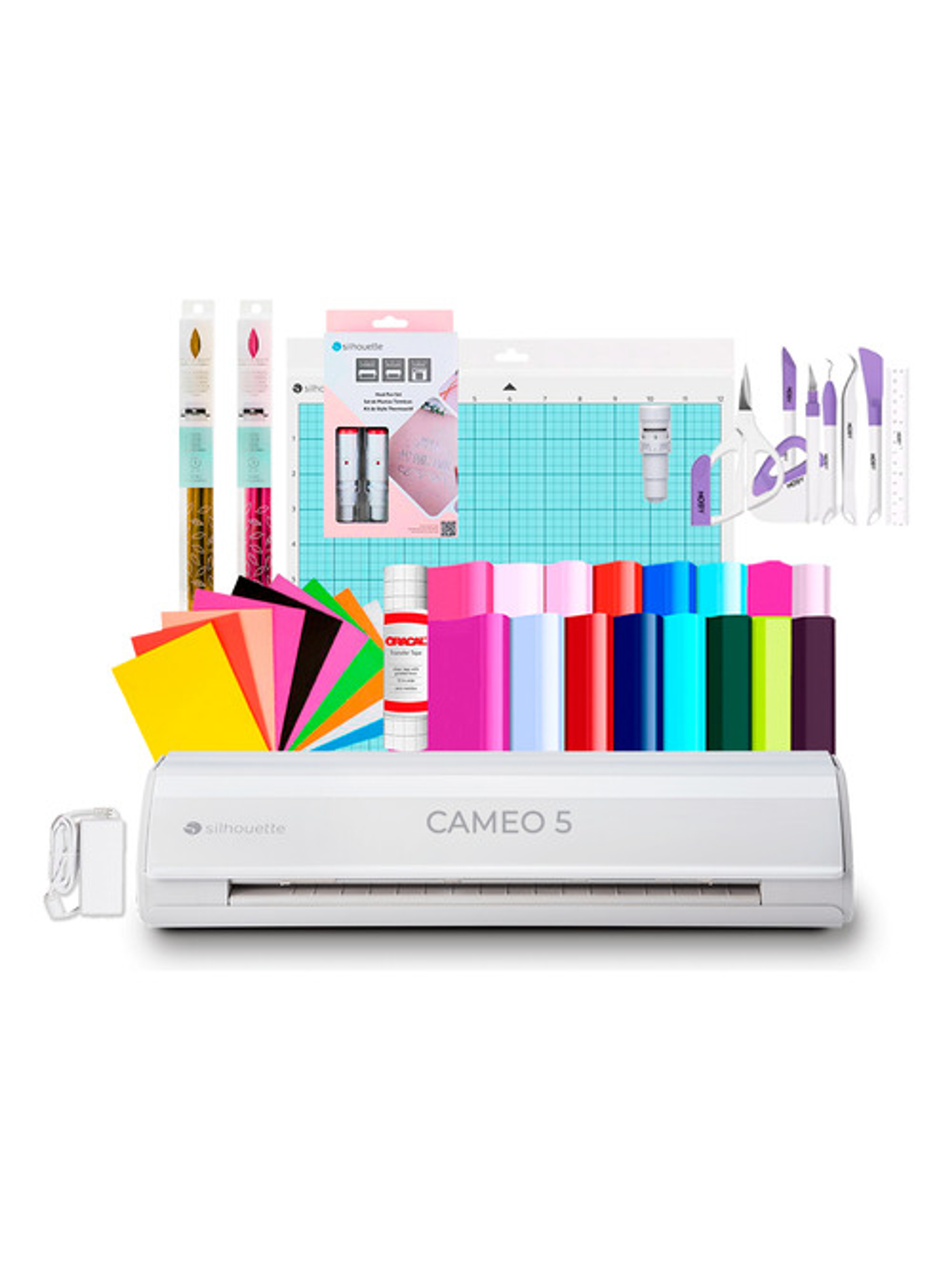 Kit Silhouette Cameo 5 Vinilos + Papeleria Y Kit Foil  Z82 1