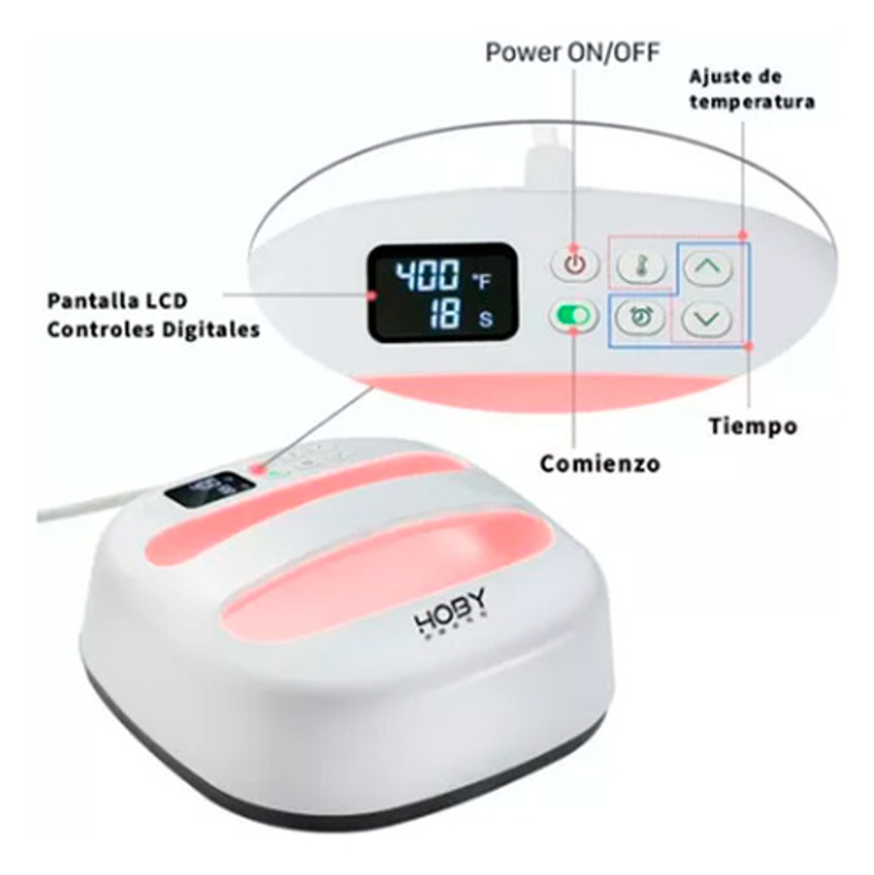 Kit Cameo 5 Rosa + Hoby Press 24x24 Cms E Insumos Z13 3