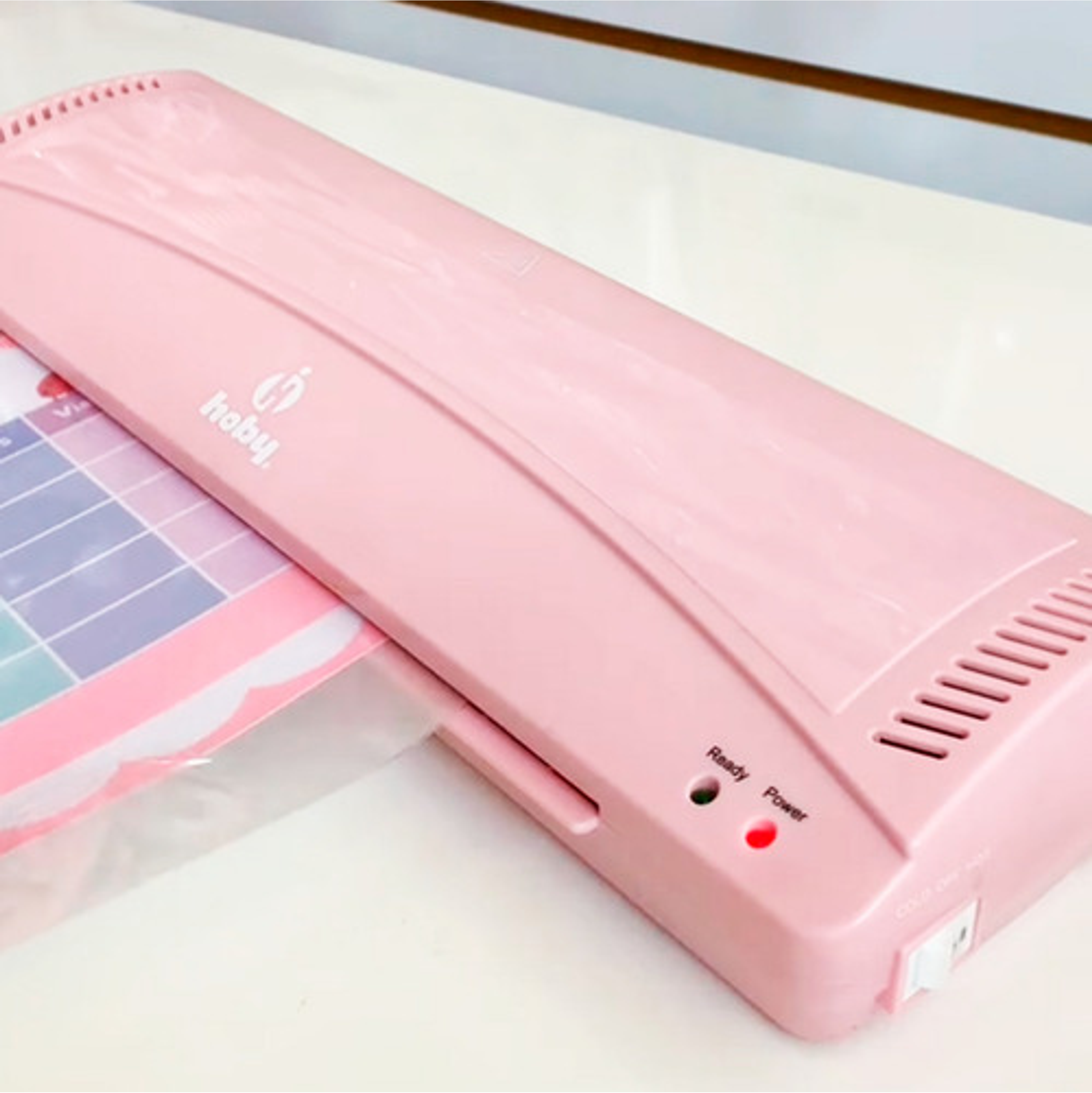 Laminadora Plastificadora Frio Caliente Rosada Hoby Ap16 3