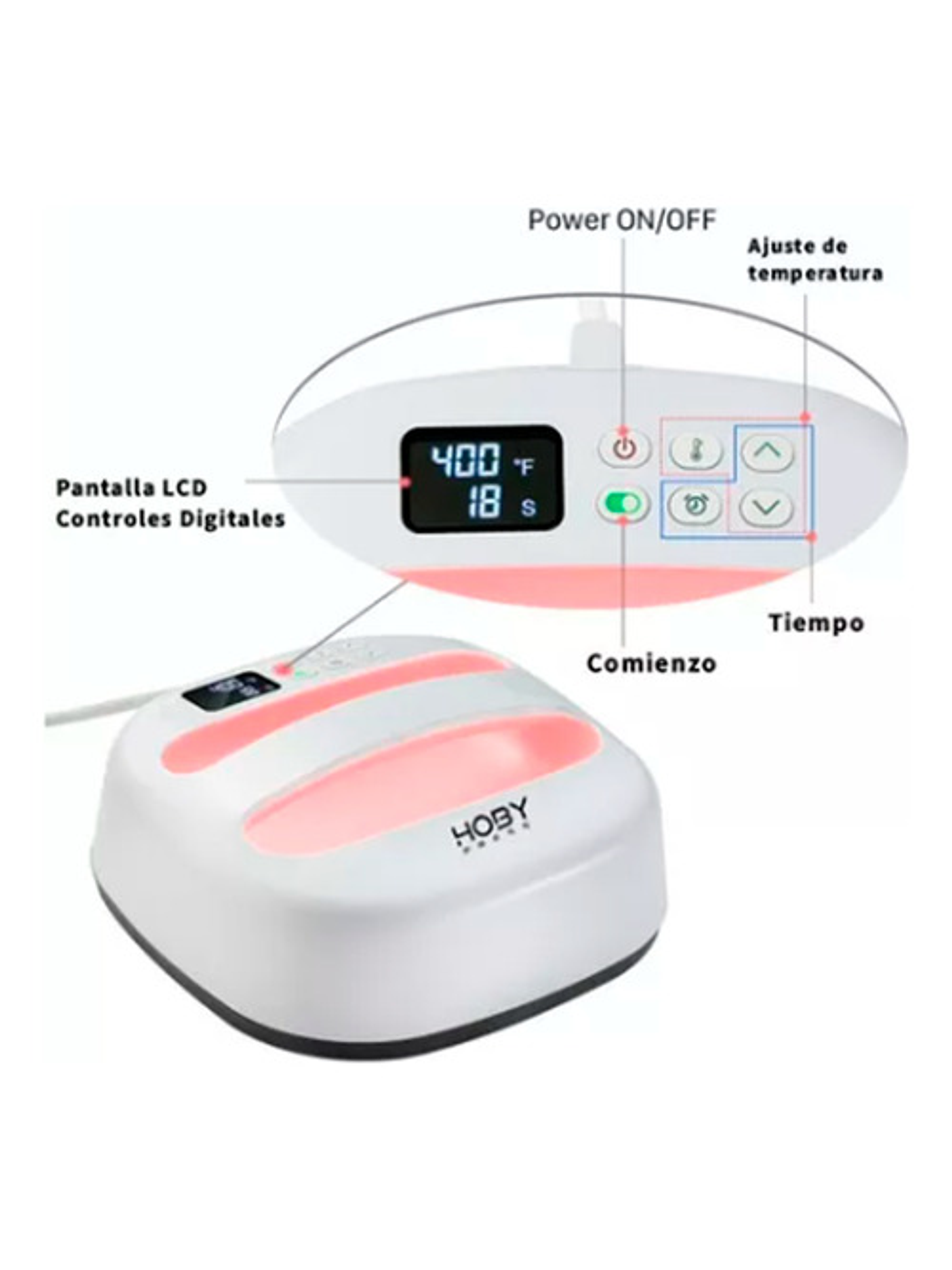 Estampadora Y Sublimadora Portártil 24x24cm Hoby Ap10 4