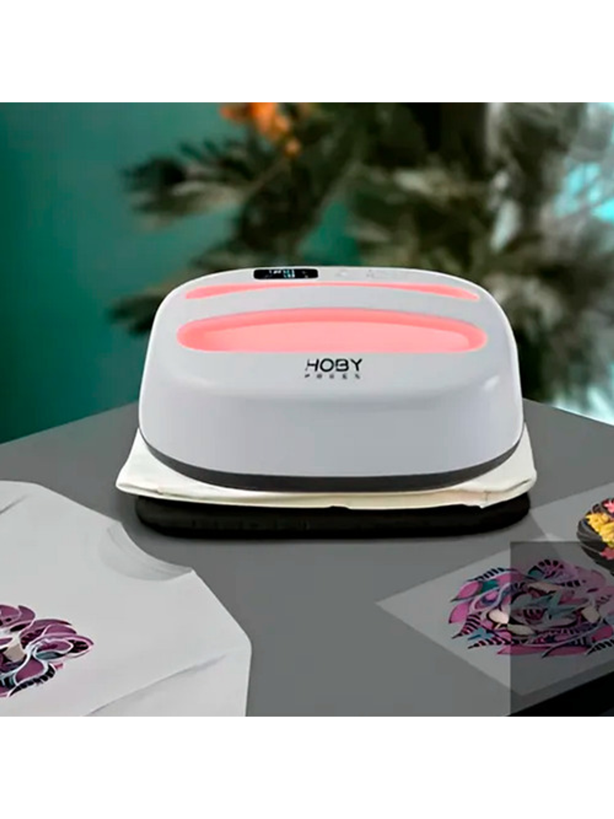 Estampadora Y Sublimadora Portártil 24x24cm Hoby Ap10 6
