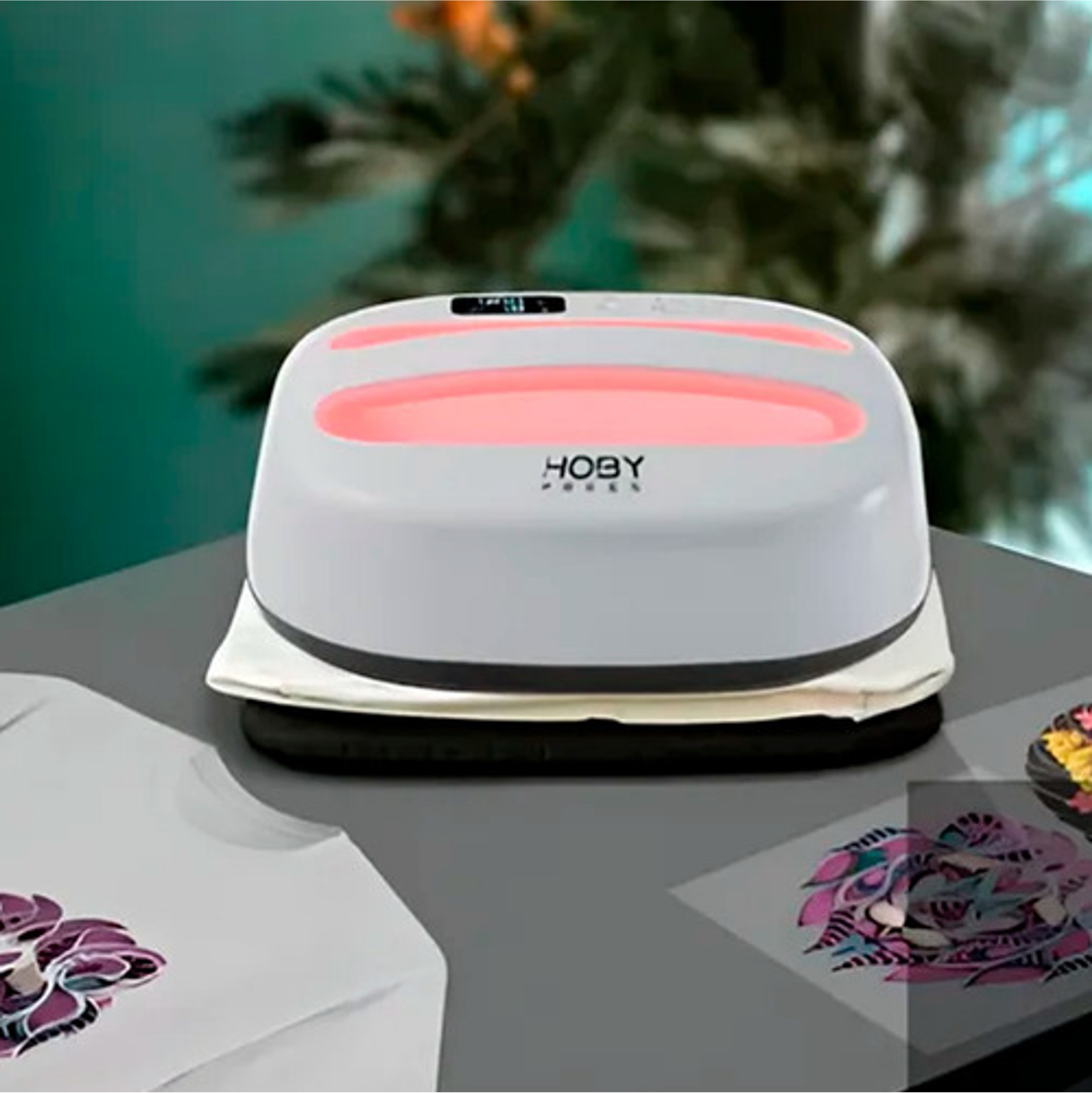 Estampadora Y Sublimadora Portártil 24x24cm Hoby Ap10 6