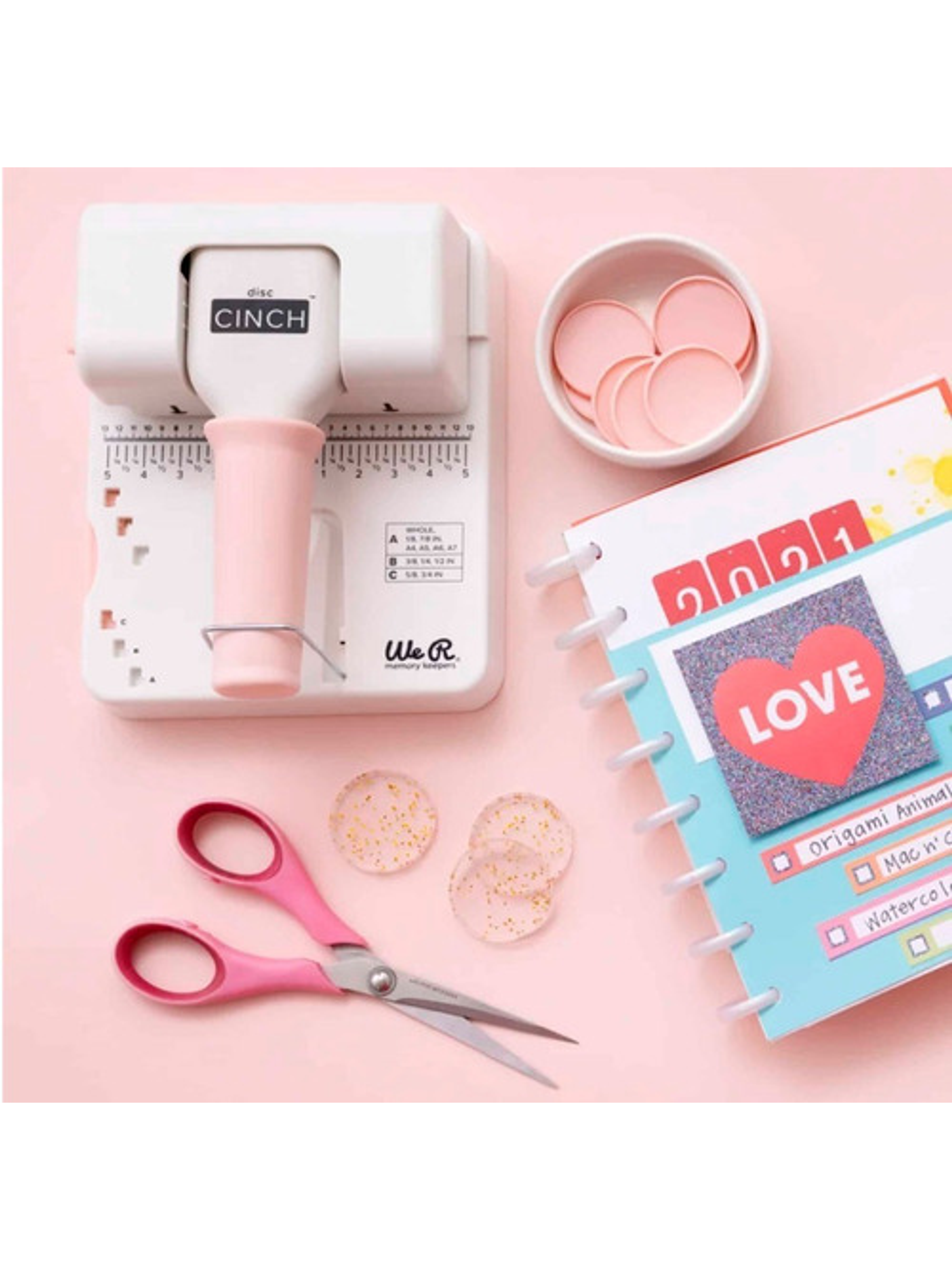 We R Mini Cinch Disc | Encuadernadora De Discos  A15 3