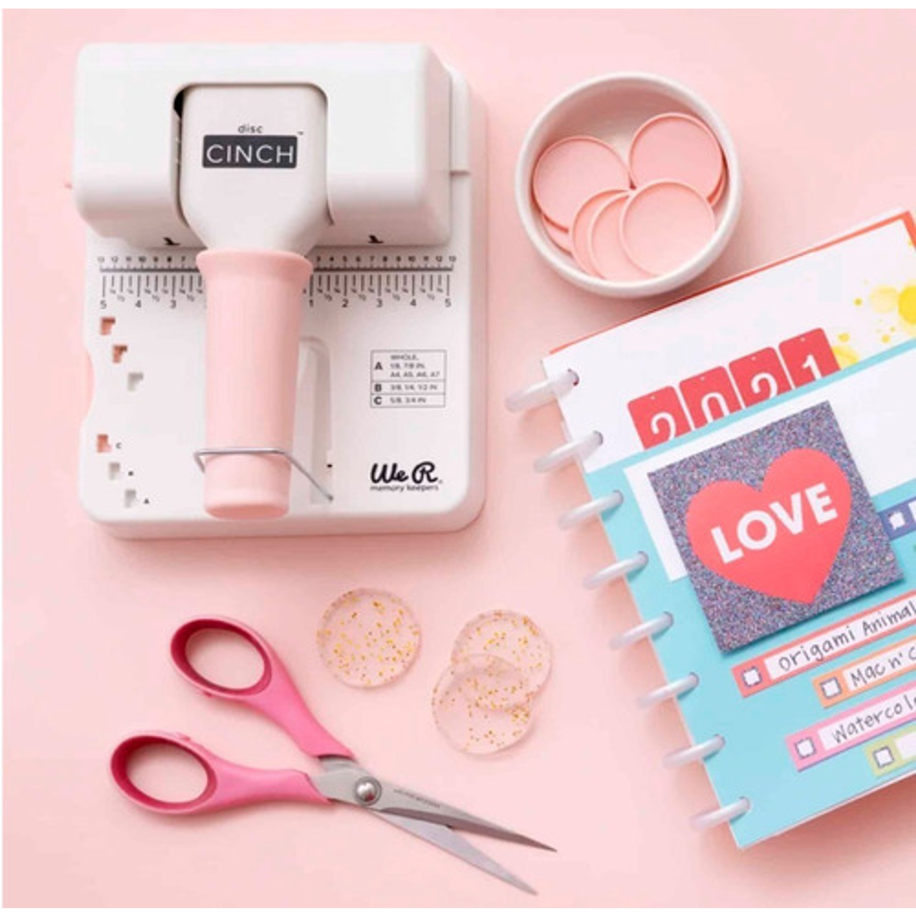 We R Mini Cinch Disc | Encuadernadora De Discos  A15 3