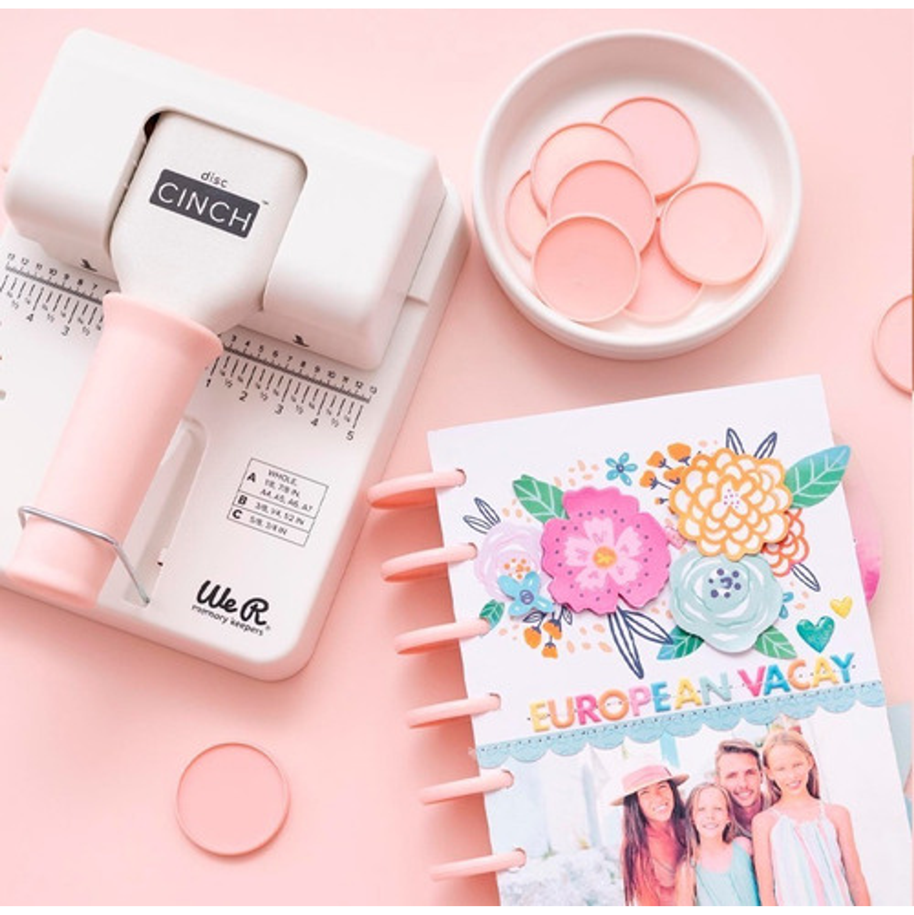 We R Mini Cinch Disc | Encuadernadora De Discos  A15 4