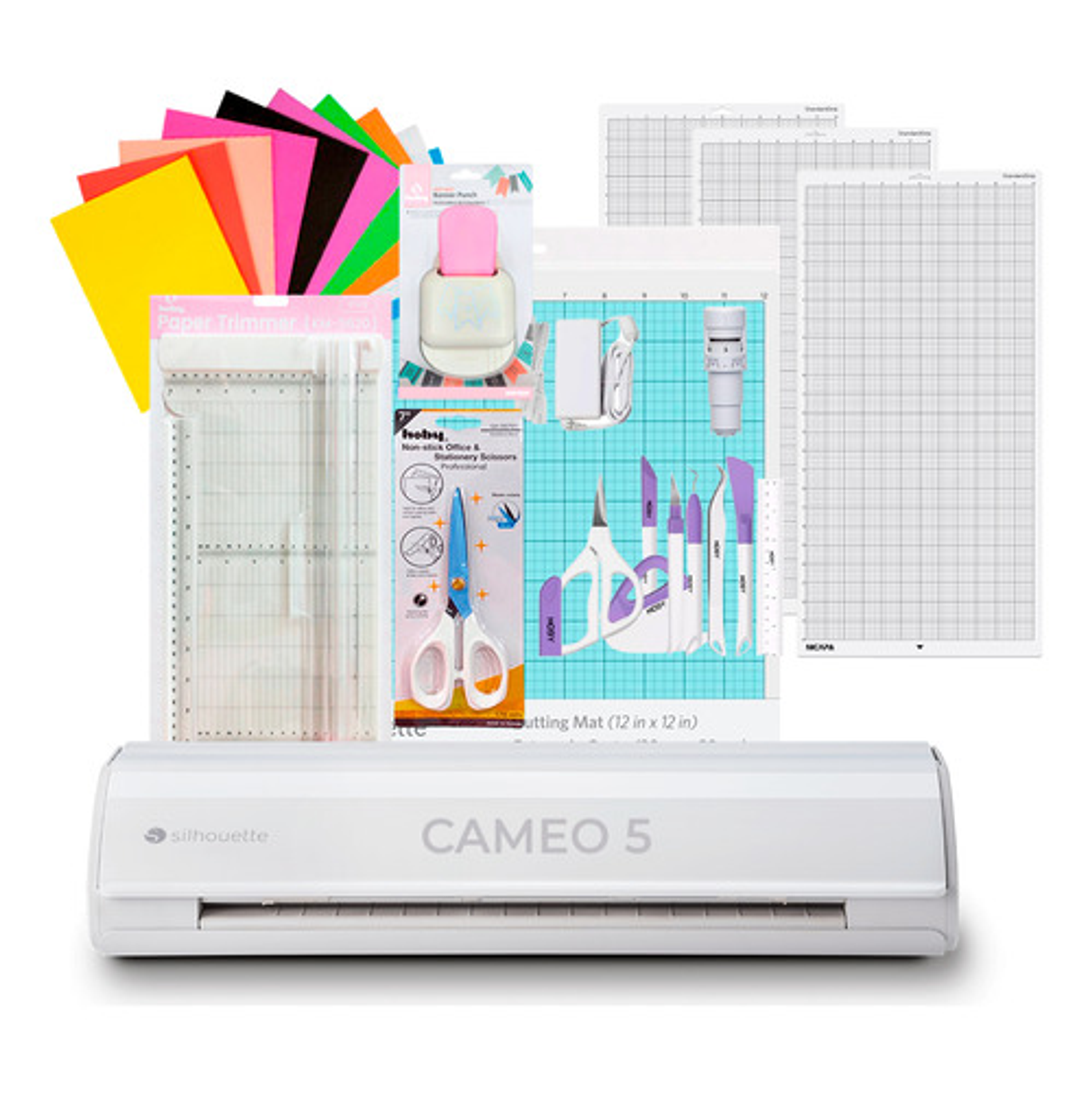 Plotter Corte Silhouette Cameo 5 Blanca + Kit Scrapbook Kcm1 1