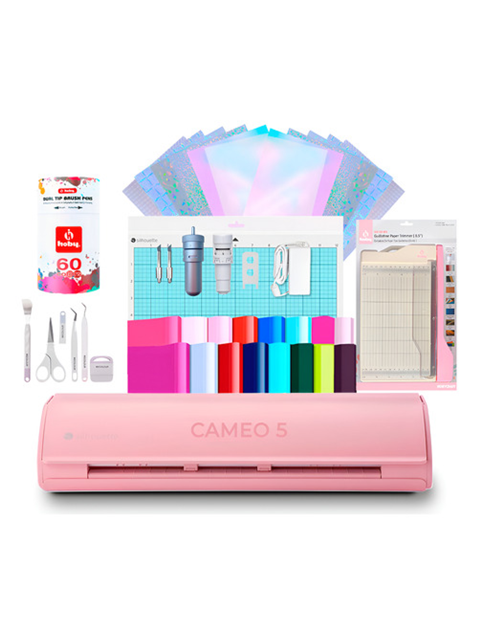 Silhouette Cameo 5 Classic White 110/220v + Marcadores Brush 11