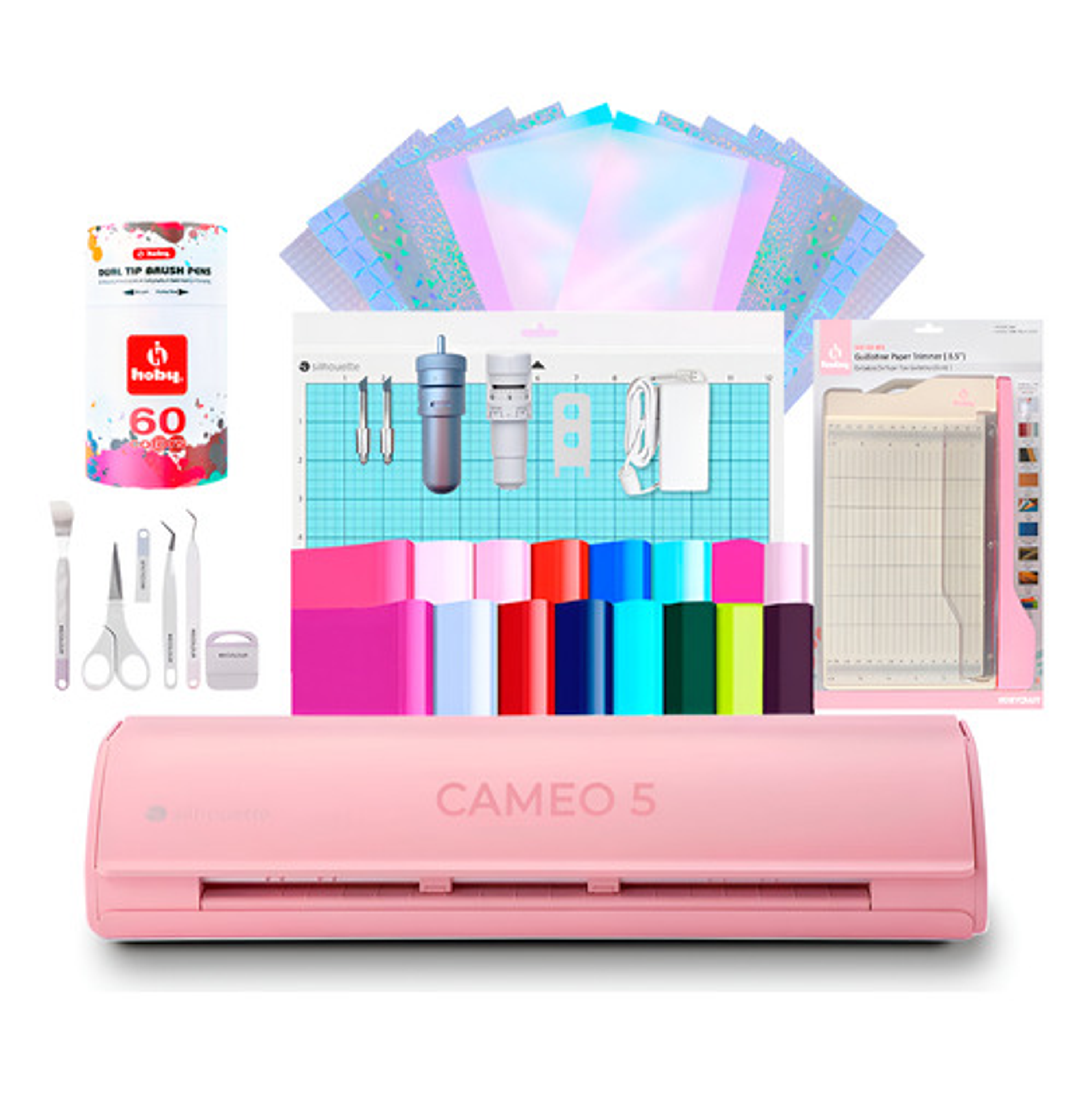 Silhouette Cameo 5 Classic White 110/220v + Marcadores Brush 11