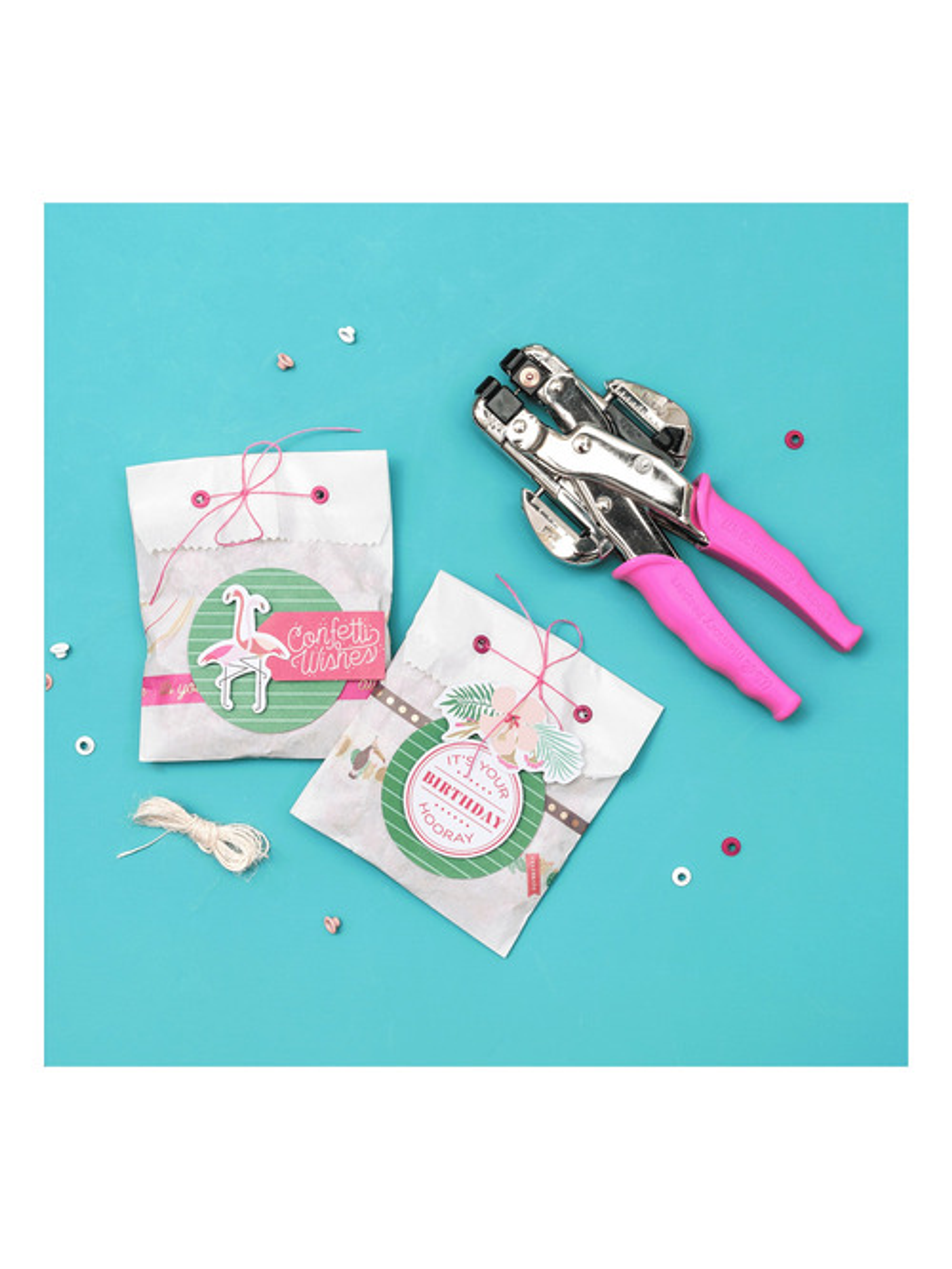 Kit Cinch Redonda Verde + Ojetilladora Crop A Dile Reglas A8 4