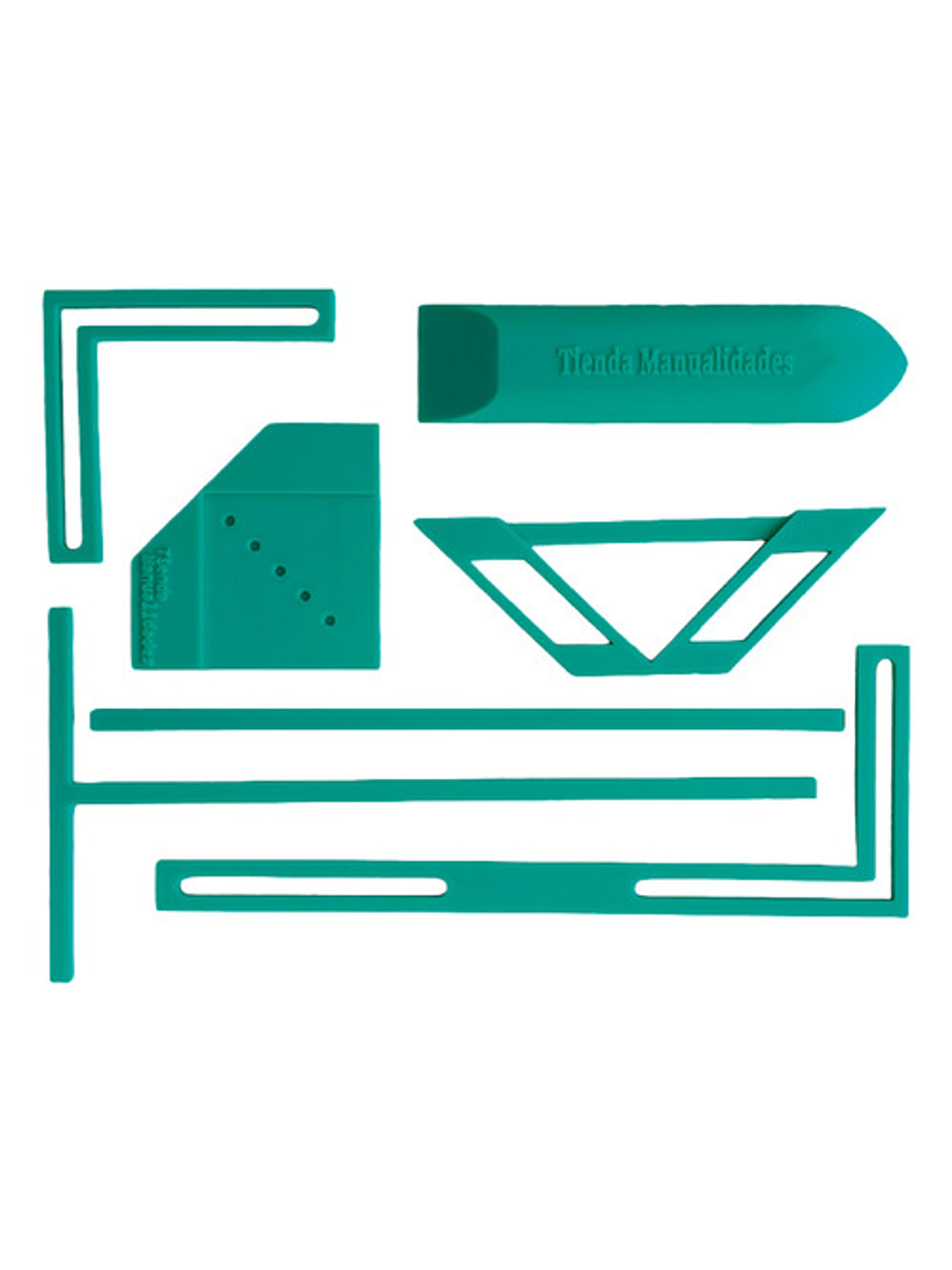 Kit Cinch Redonda Verde + Ojetilladora Crop A Dile Reglas A8 5