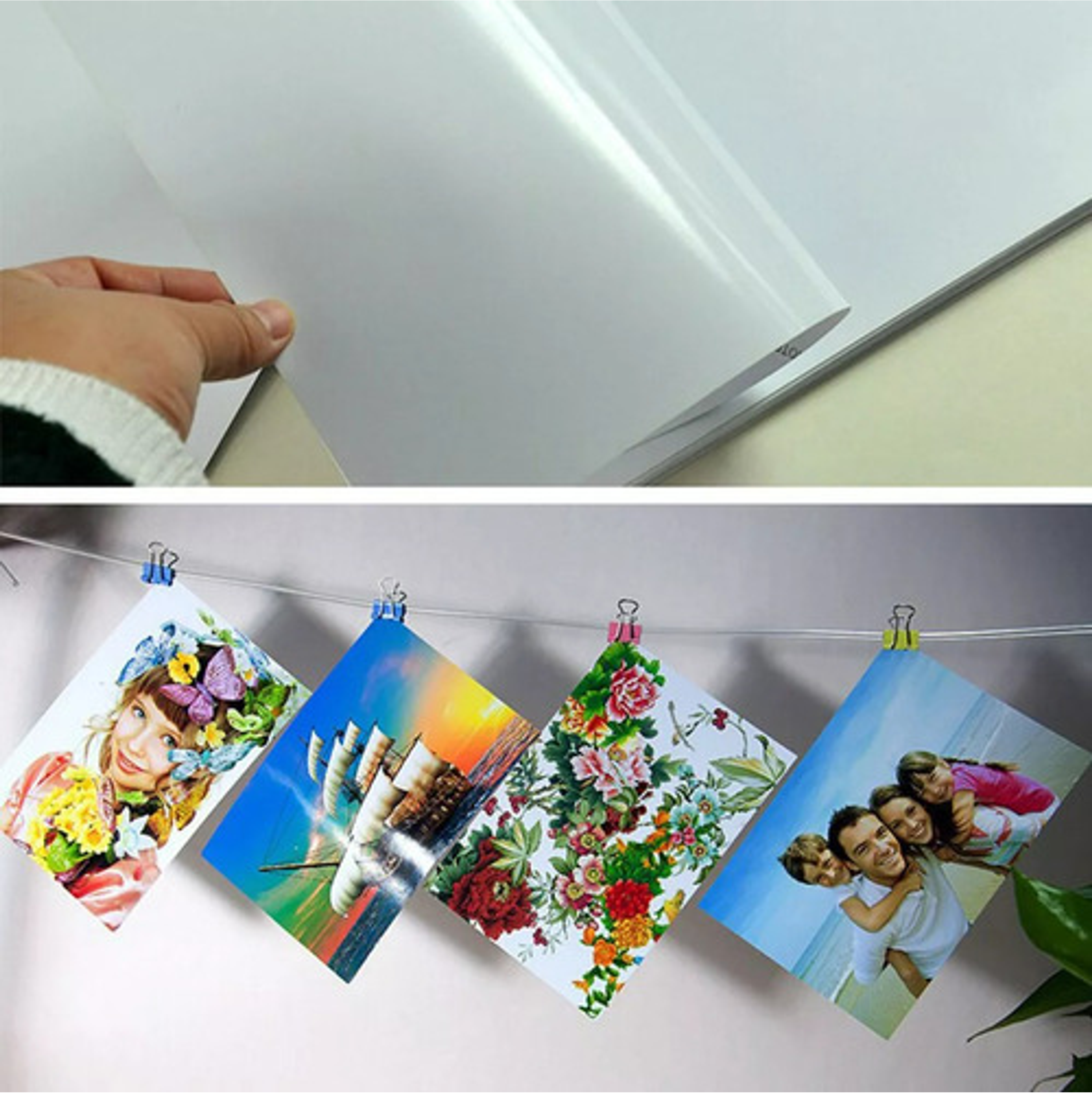 Papel Fotográfico Adhesivo Brillante 135gr 50 Hojas A4 Ap25 3