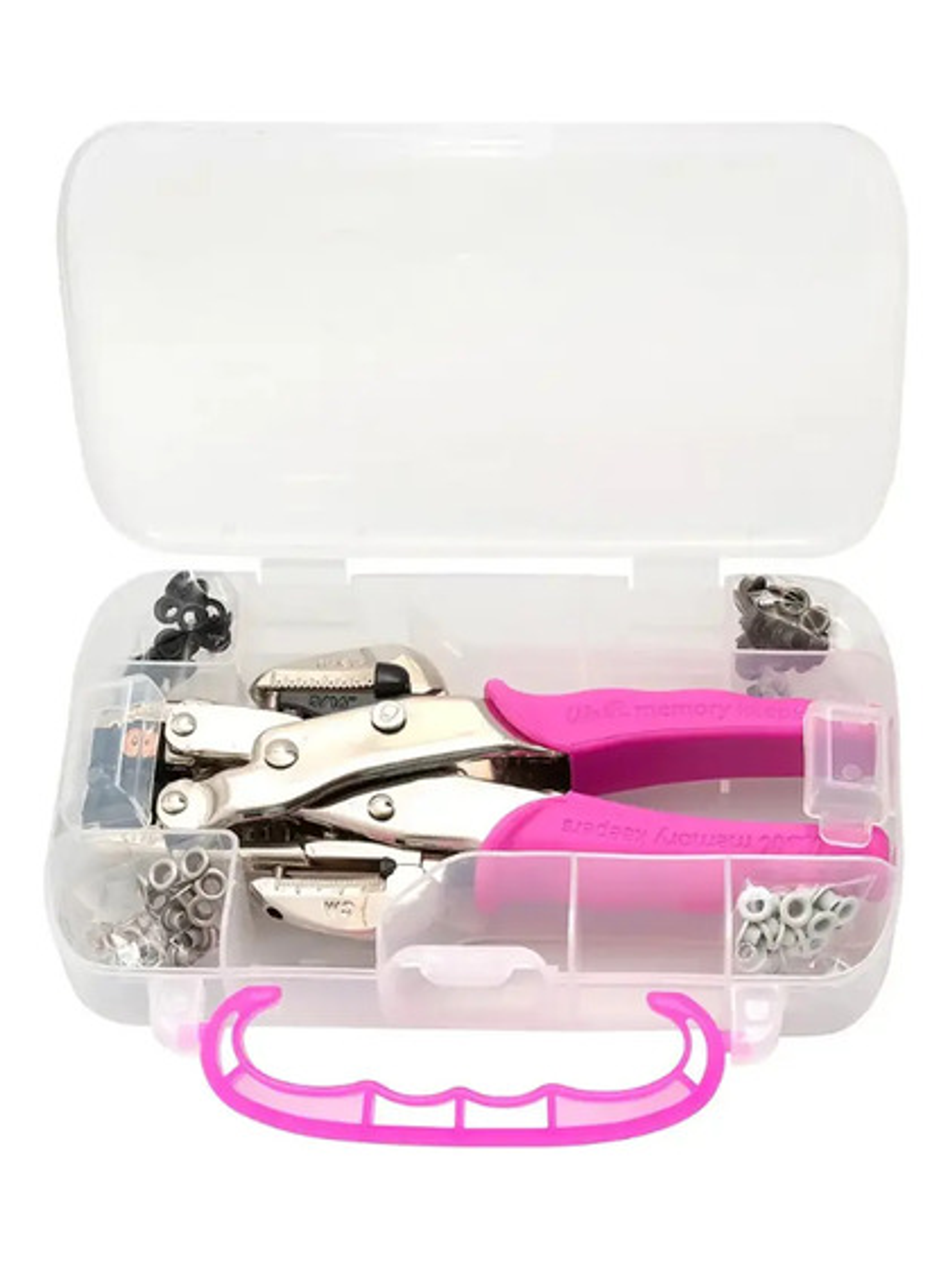 Kit Cinch Cuadrada Rosa + Ojetilladora Crop A Dile Reglas A7 3