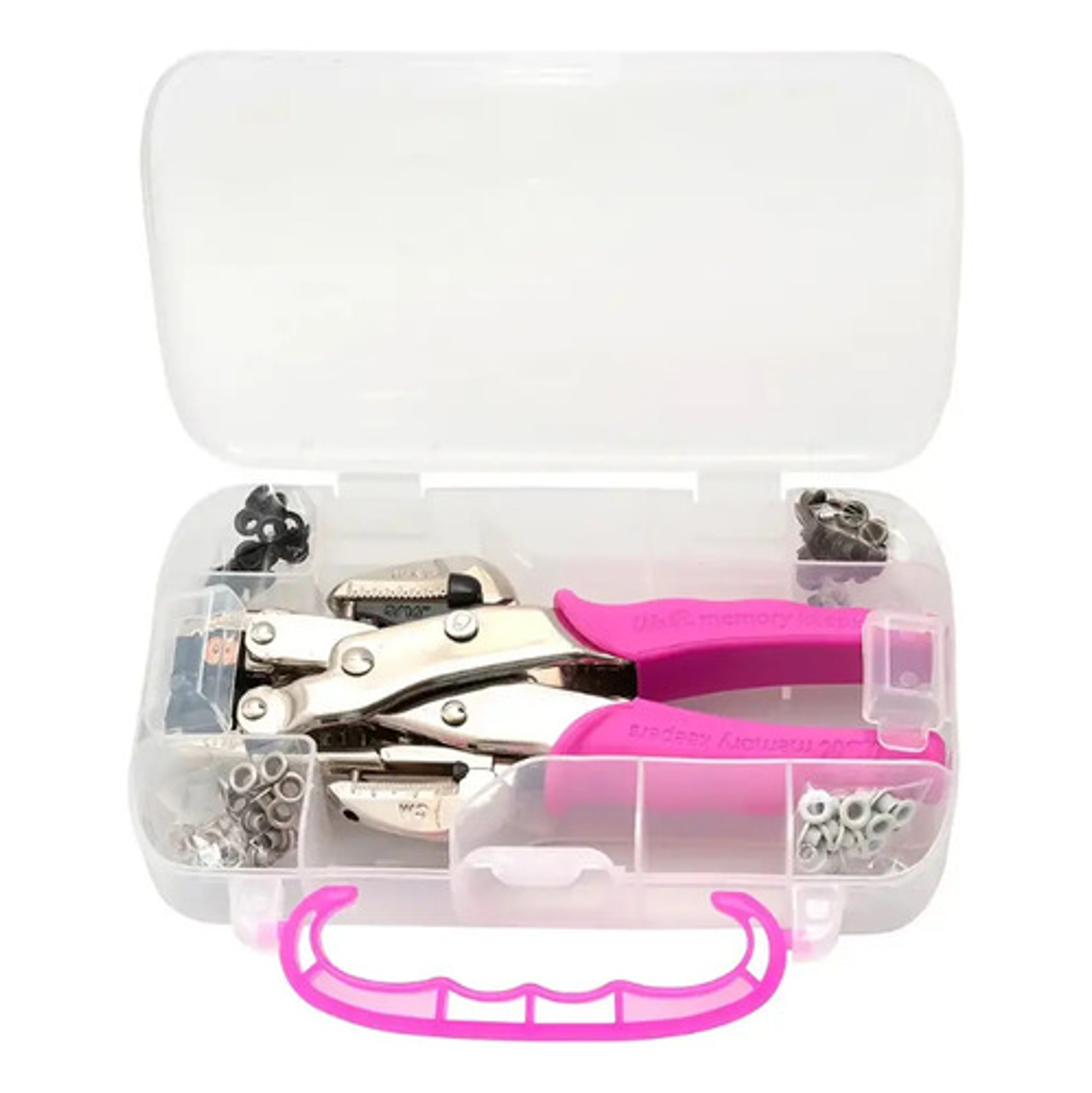 Kit Cinch Cuadrada Rosa + Ojetilladora Crop A Dile Reglas A7 3