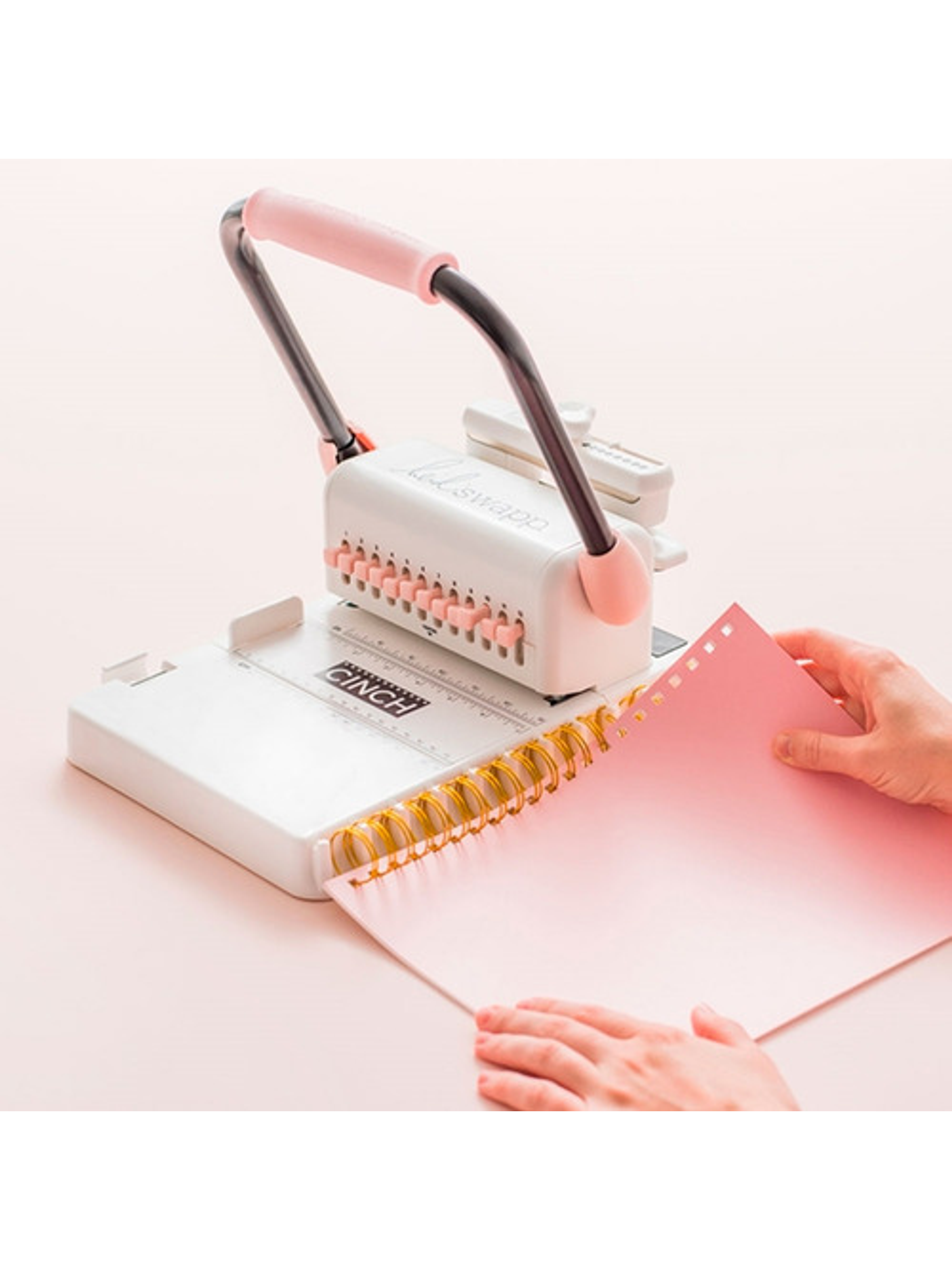 Kit De Encuadernación Cinch Verde Pro + Termolaminadora Ap2 3