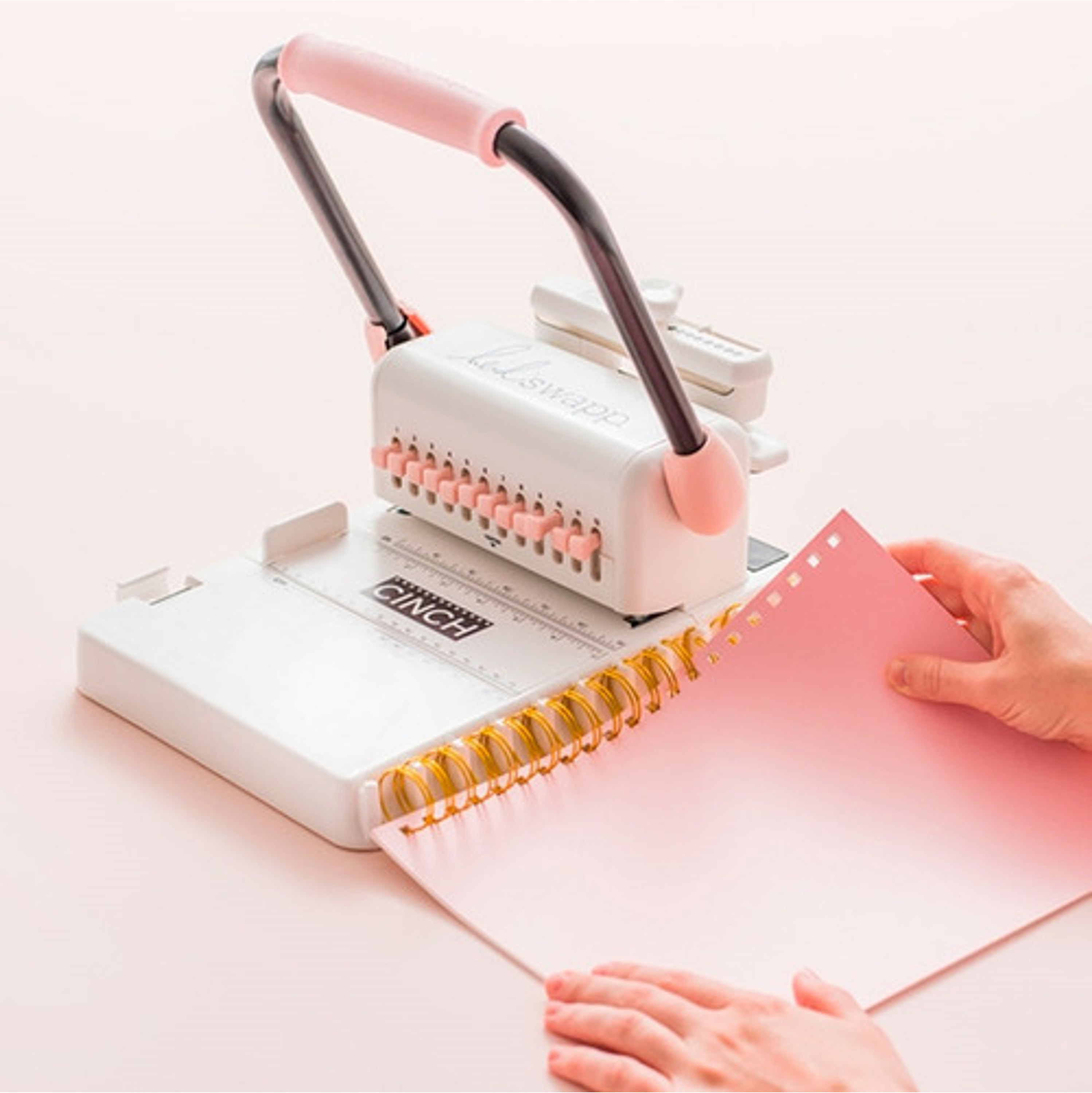 Kit De Encuadernación Cinch Verde Pro + Termolaminadora Ap2 3