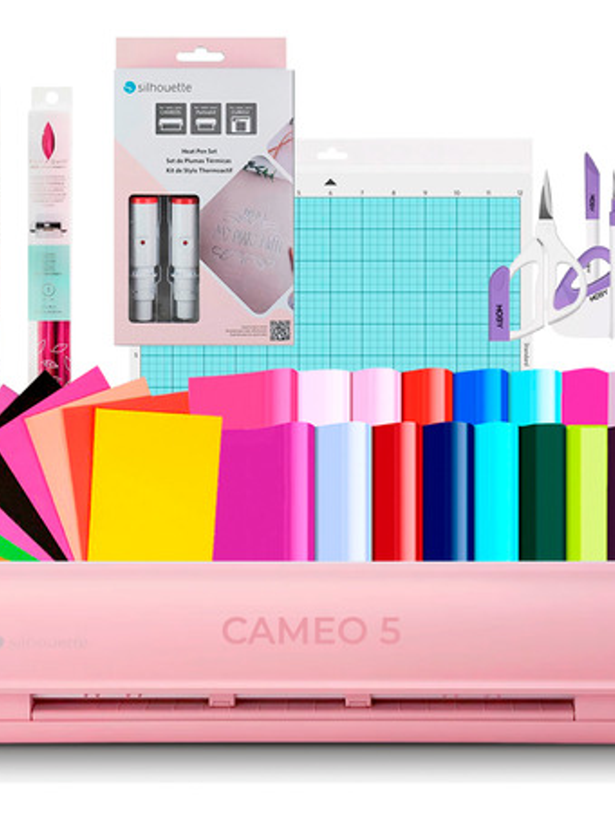 Kit Silhouette Cameo 5 Vinilos + Papeleria Y Kit Foil  Z92 1