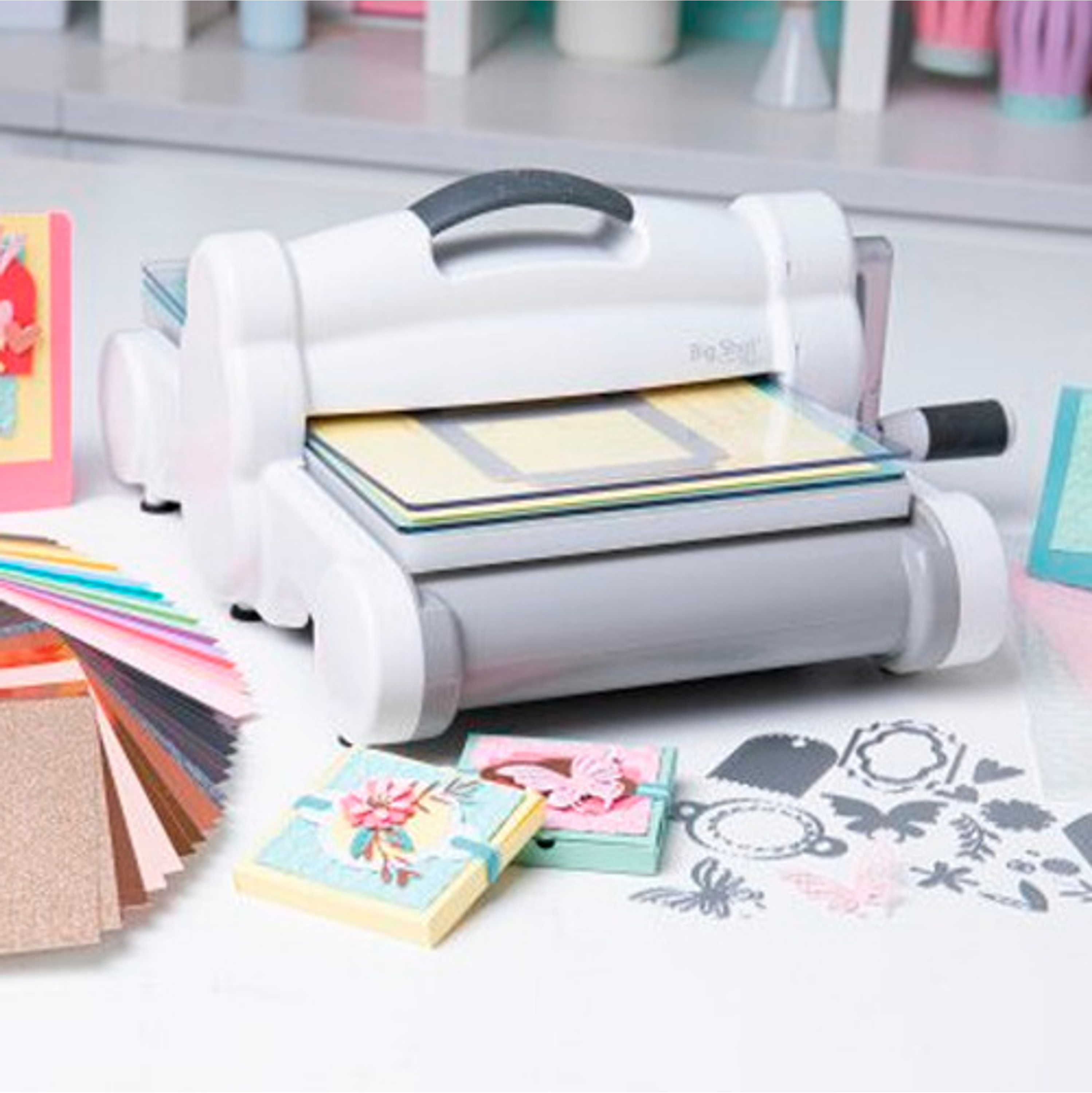 Maquina Troqueladora Big Shot Sizzix Para Manualidades M5 Cb 3