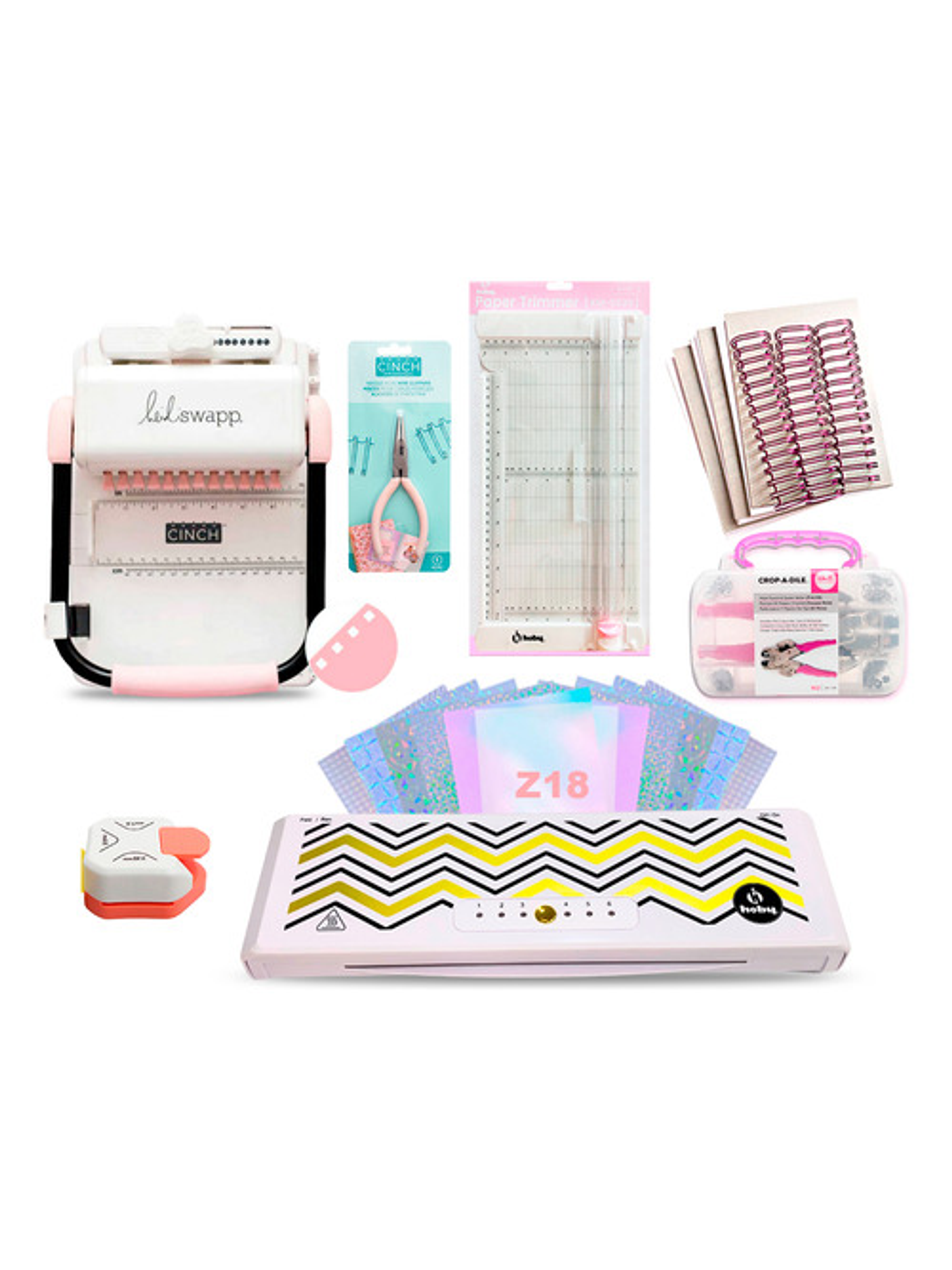 Kit Cinch Cuadrada + Foliadora + Herramientas Z18 1