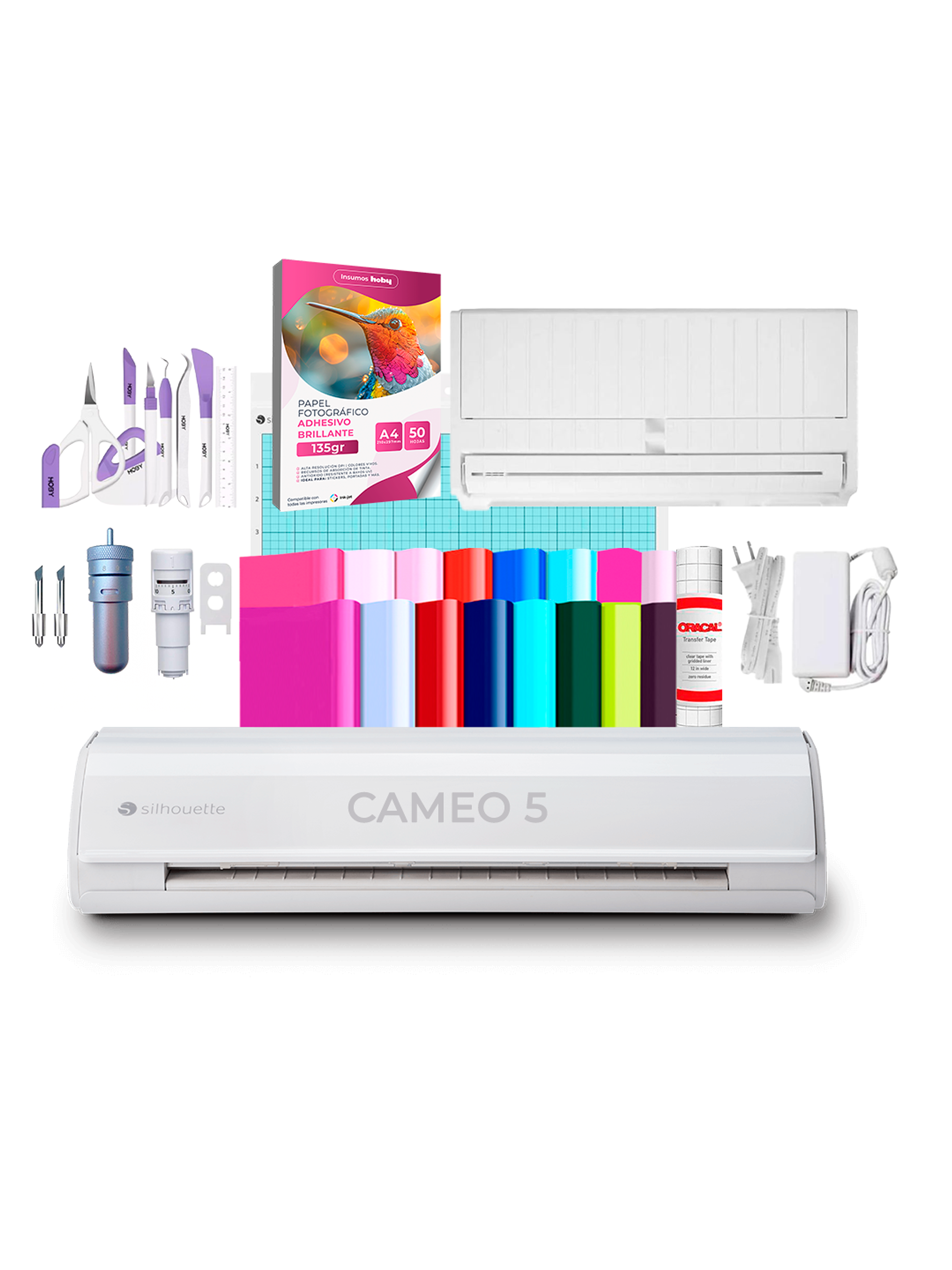 Kit Silhouette Cameo 5 Blanca Ap14 1