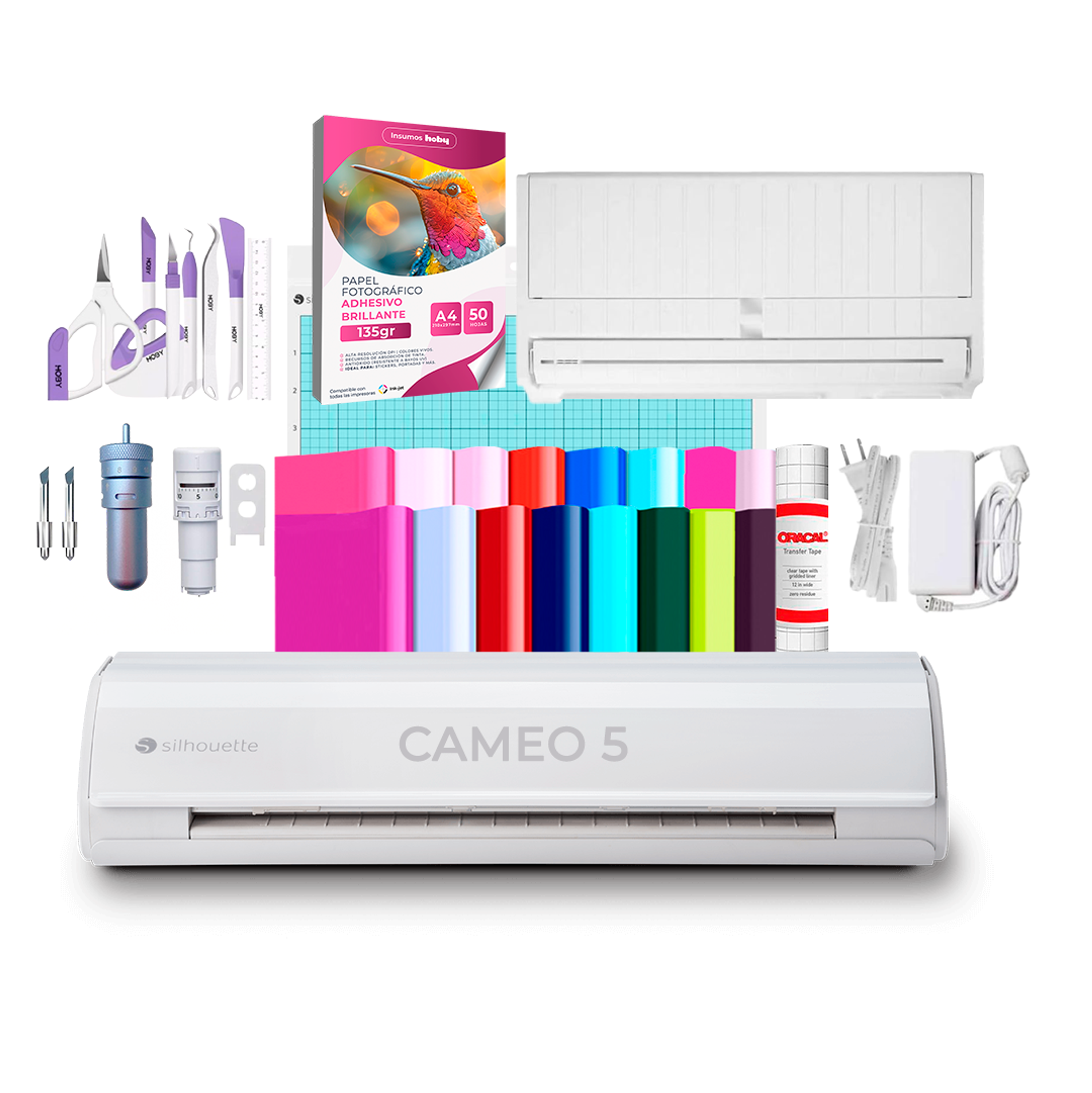 Kit Silhouette Cameo 5 Blanca Ap14 1