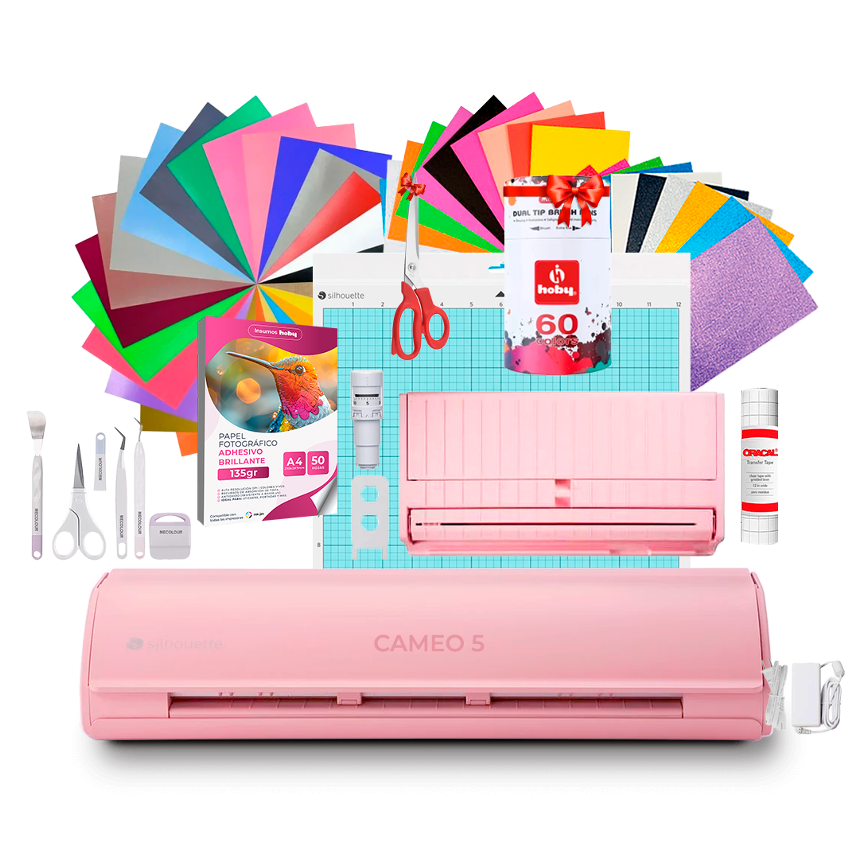 Kit Silhouette Cameo 5 + Full Insumos Y Regalos Ag10 9
