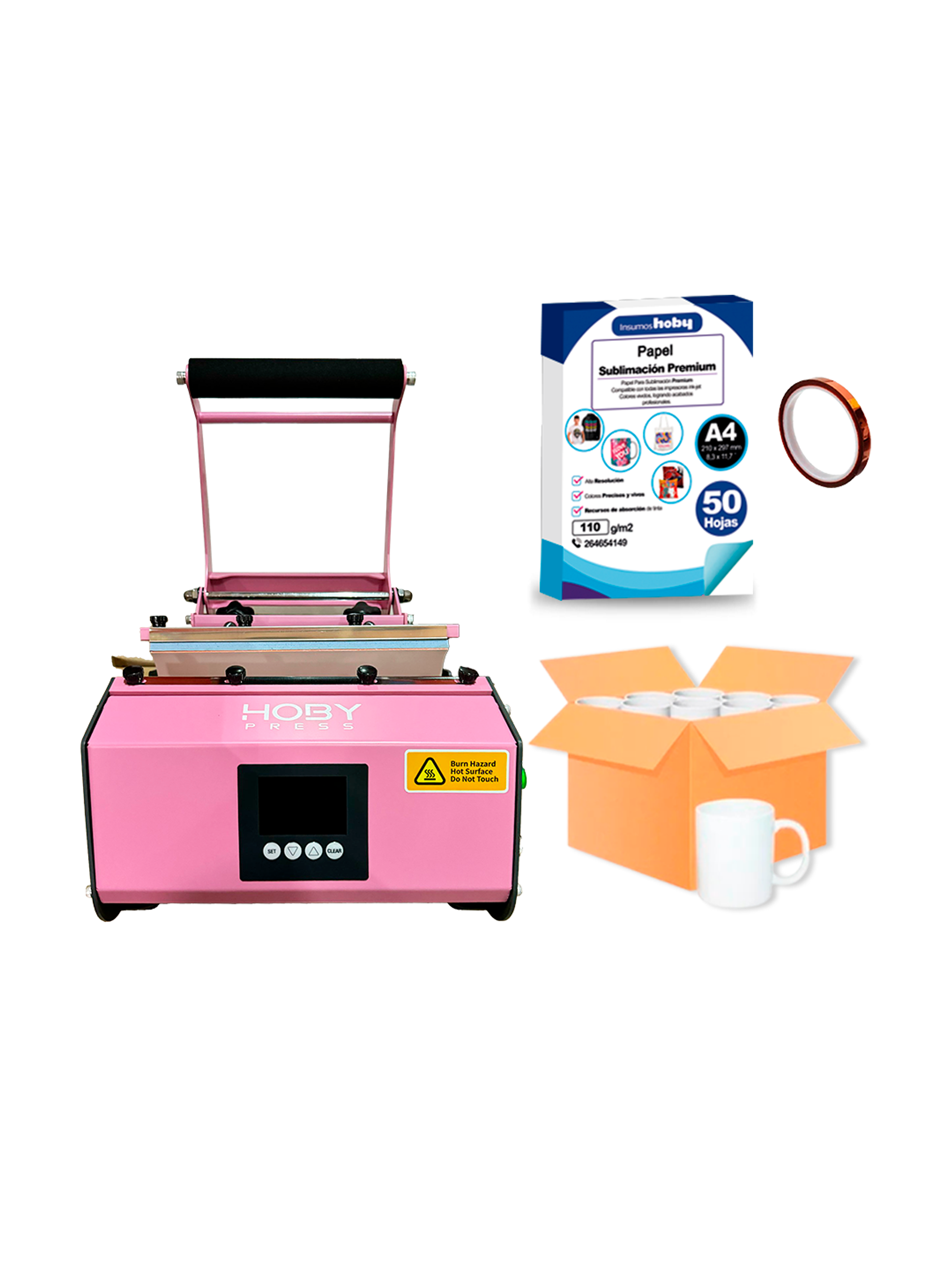 Sublimadora De Tazones Doble Termos Botellas Tazas Hoby Ap5 1