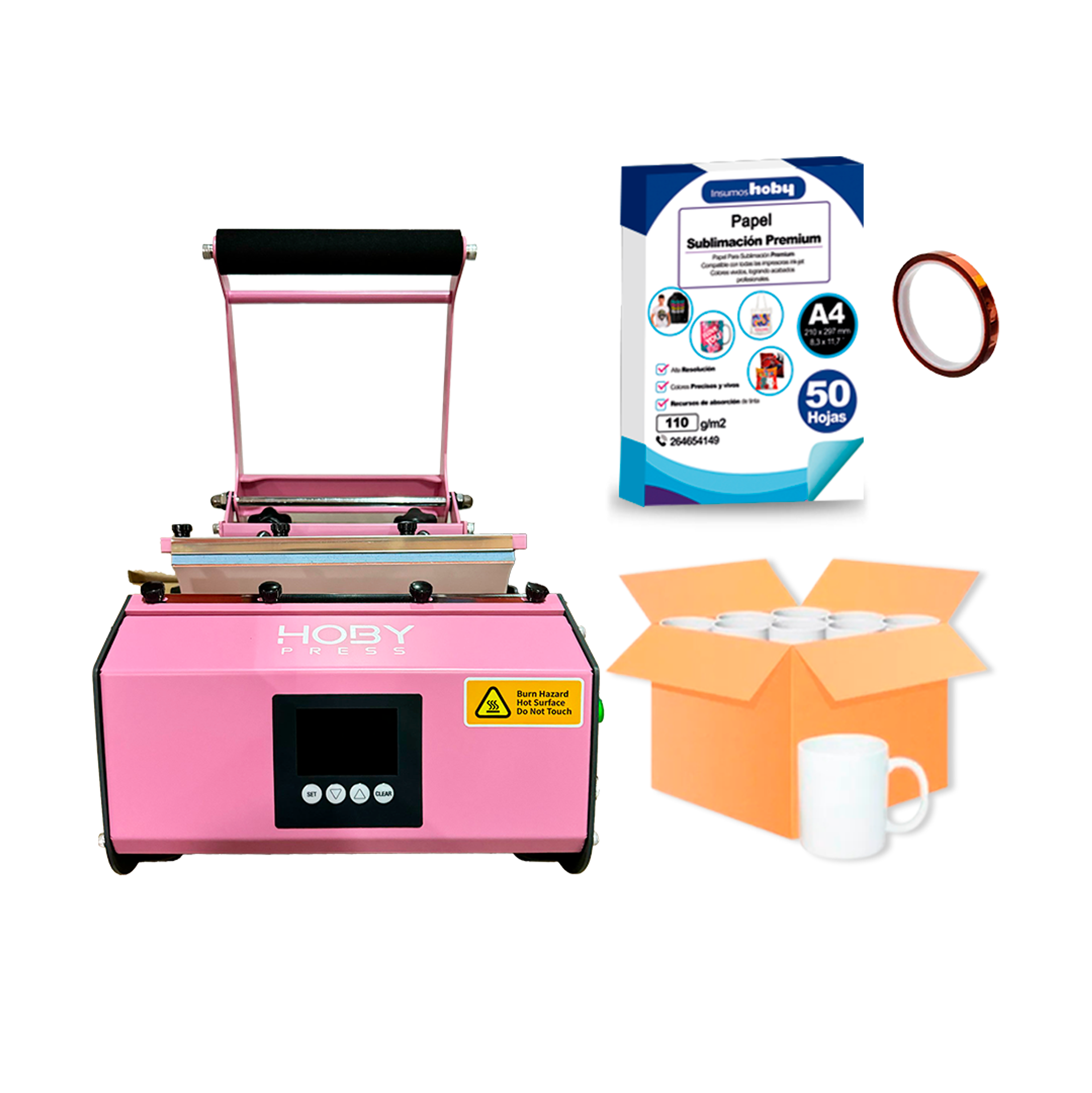 Sublimadora De Tazones Doble Termos Botellas Tazas Hoby Ap5 1