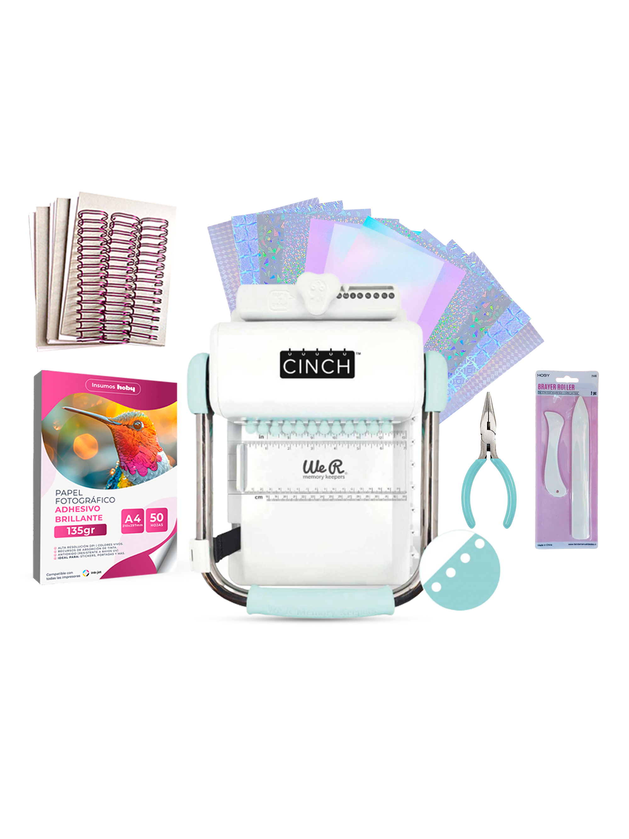 Kit Cinch Menta +  Planners Y Reglas Z30 1