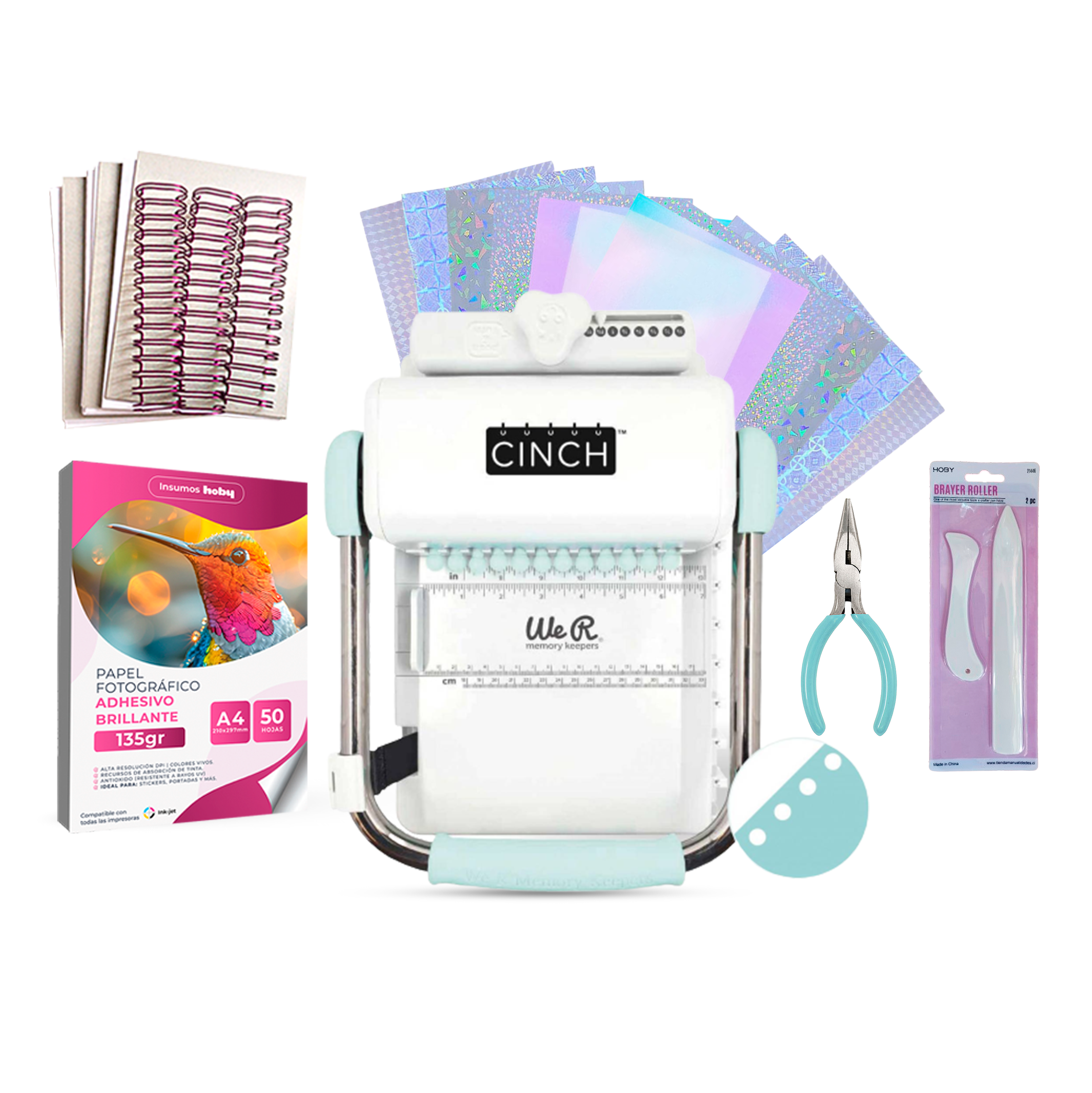 Kit Cinch Menta +  Planners Y Reglas Z30 1