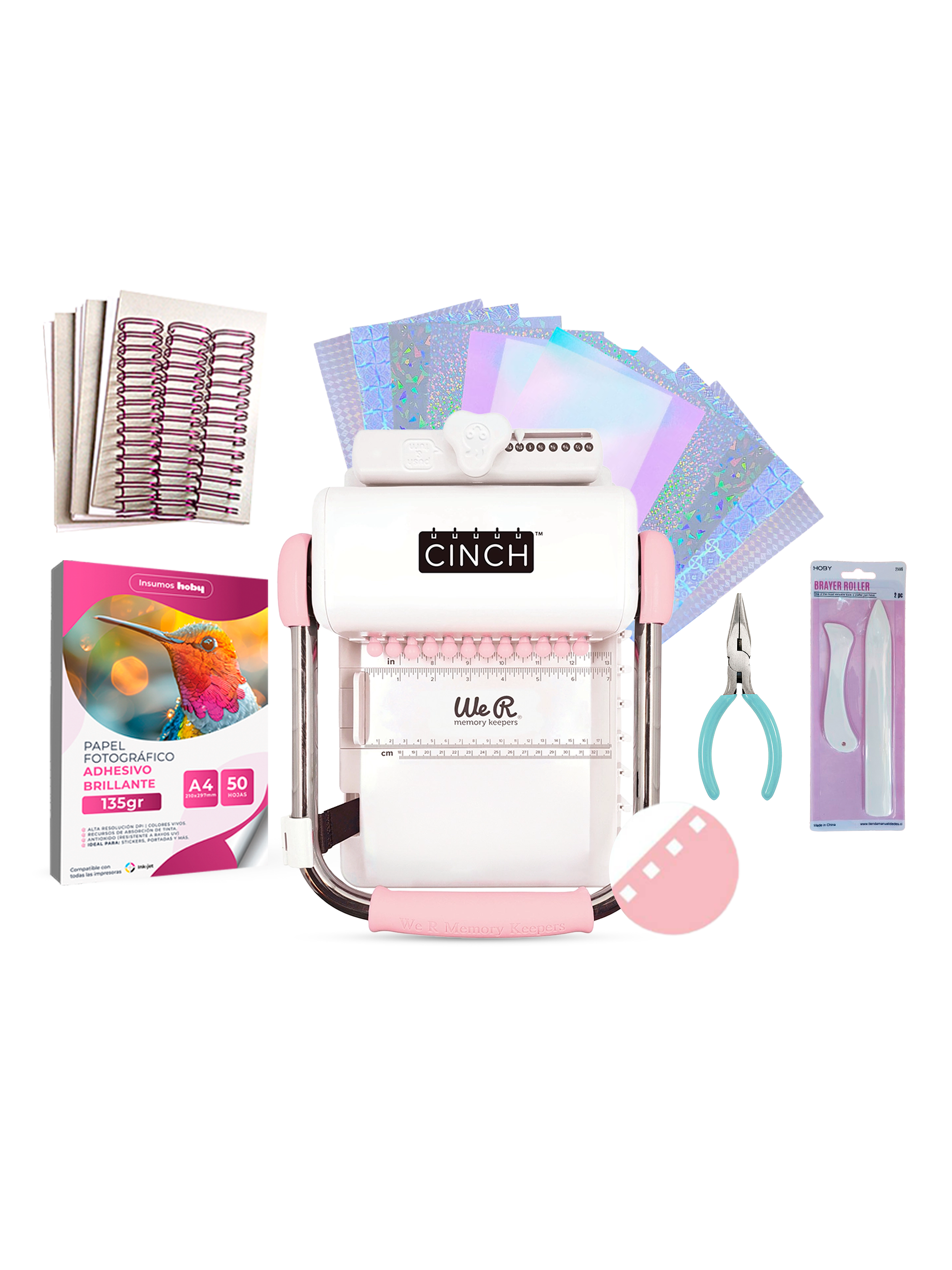 Kit Cinch Rosa +  Planners Y Reglas Z29 1