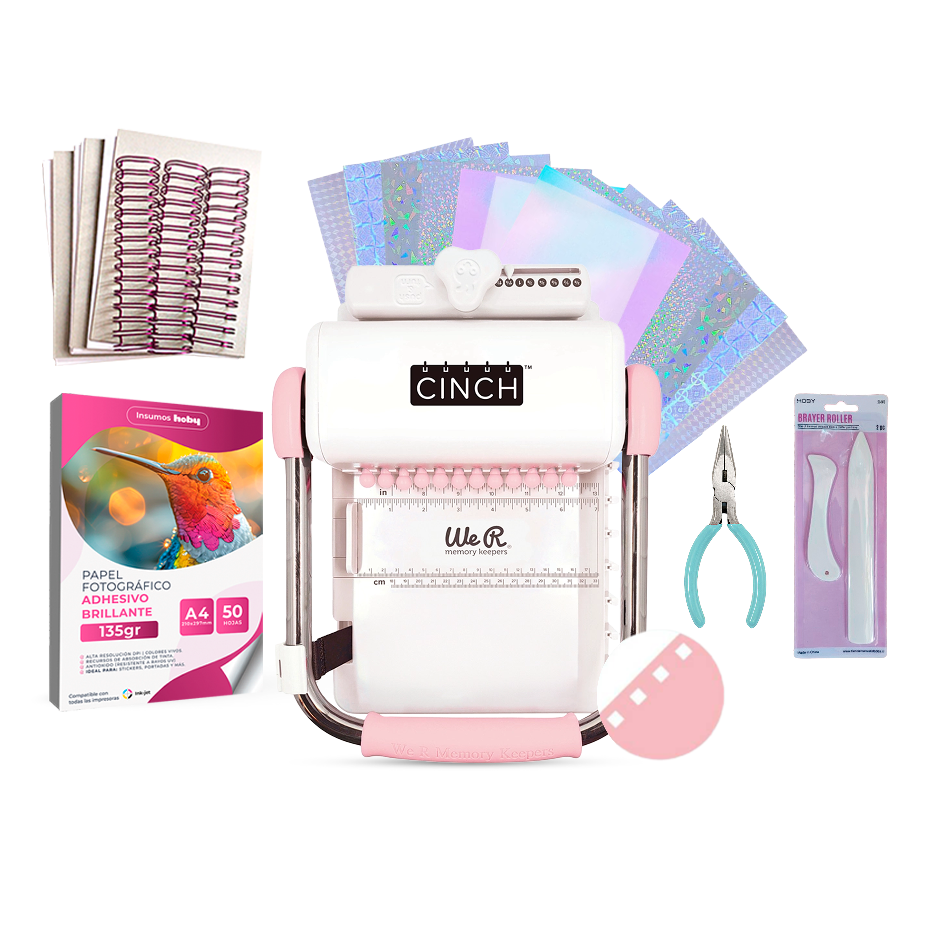 Kit Cinch Rosa +  Planners Y Reglas Z29 1