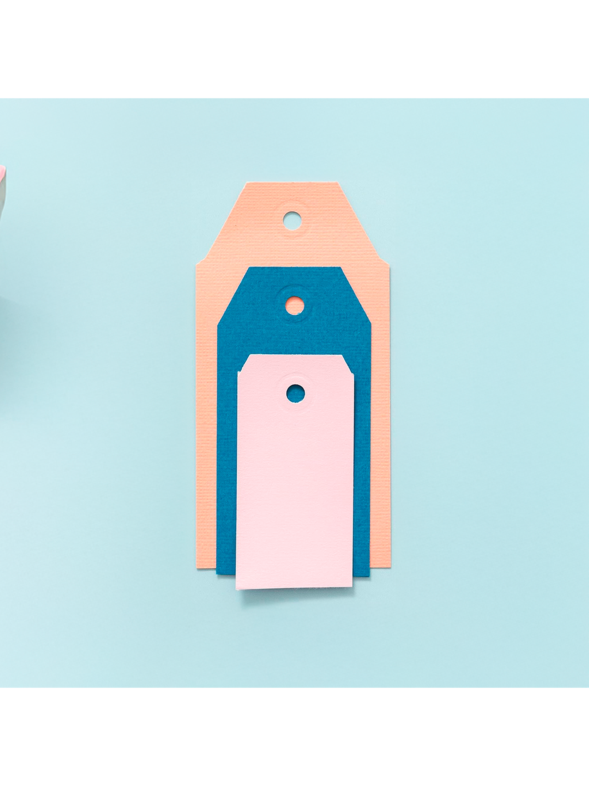 Perforadora Tags O Etiquetas 3 Tamaños Hoby 17