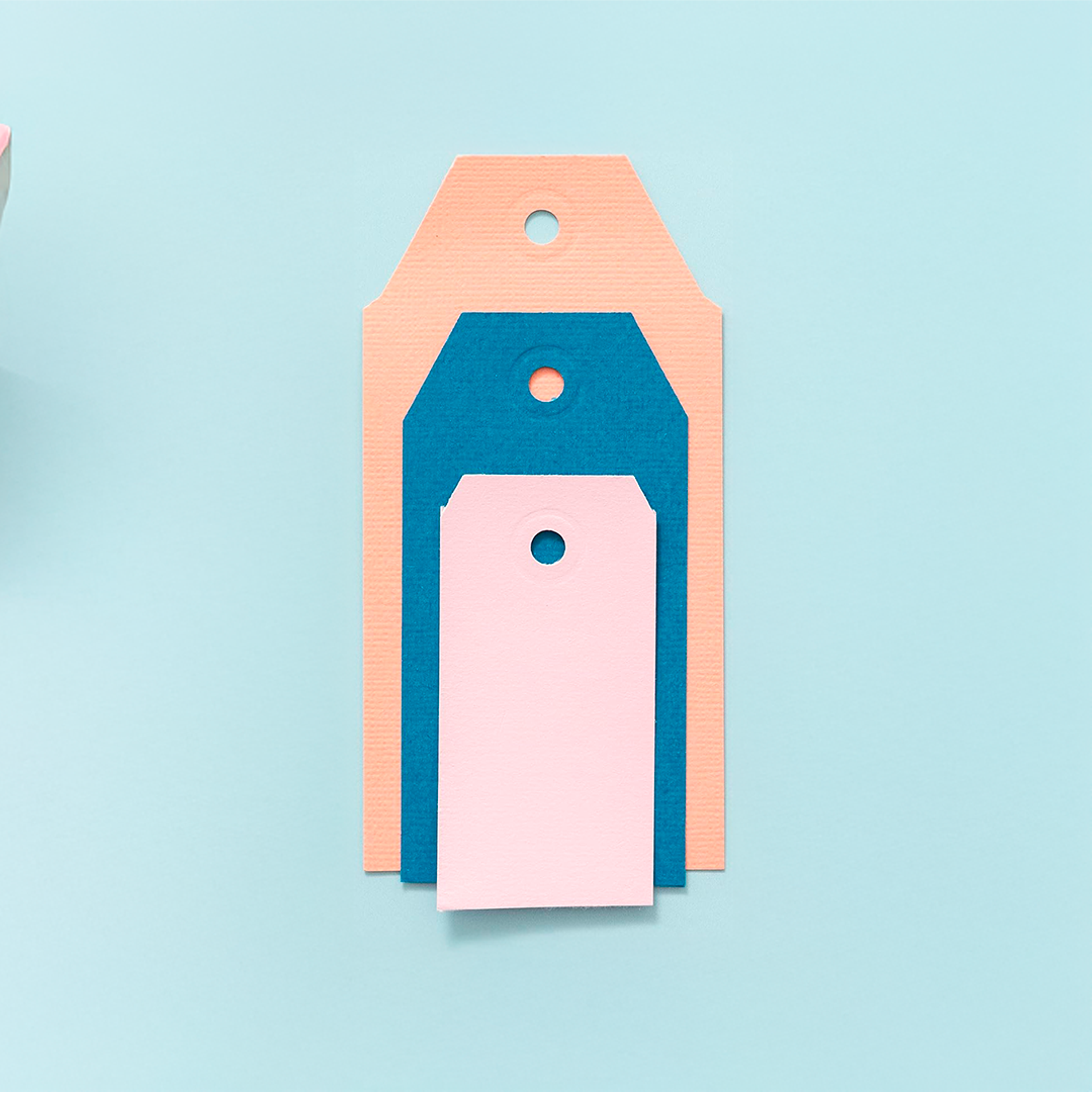 Perforadora Tags O Etiquetas 3 Tamaños Hoby 17