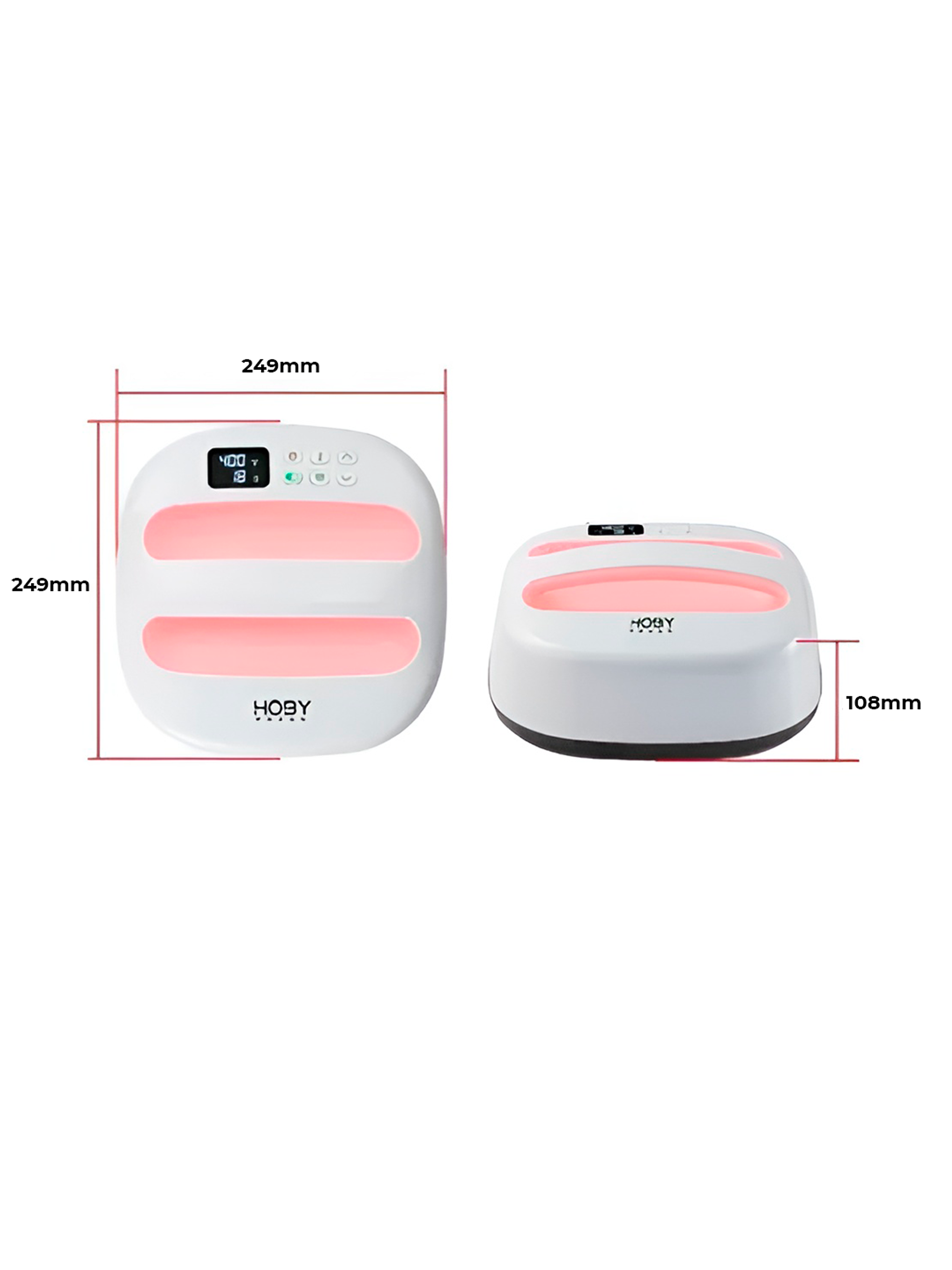 Plancha Estampadora Y Sublimadora Portártil 24x24cm Hoby Ap9 2