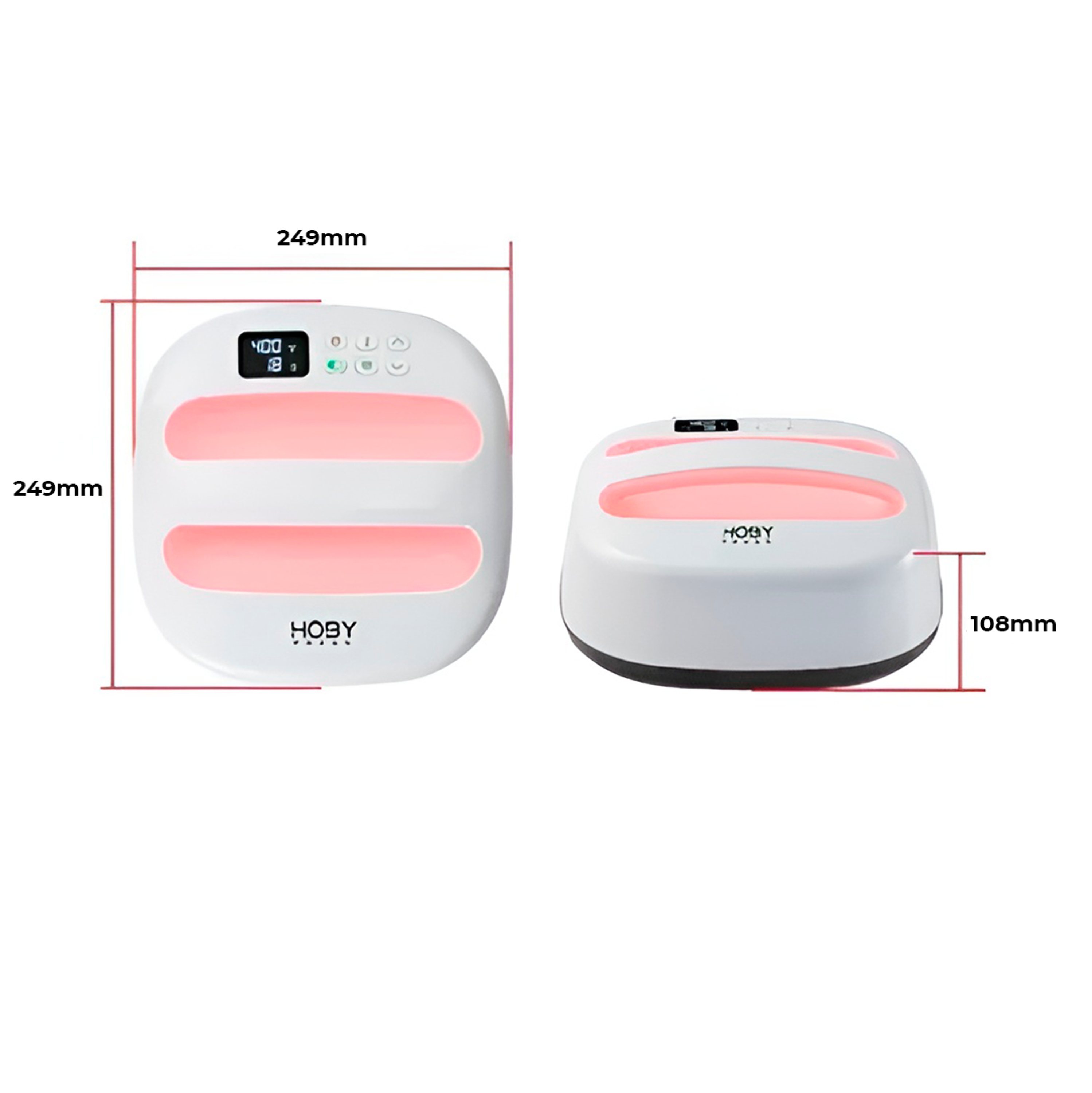 Plancha Estampadora Y Sublimadora Portártil 24x24cm Hoby Ap9 2