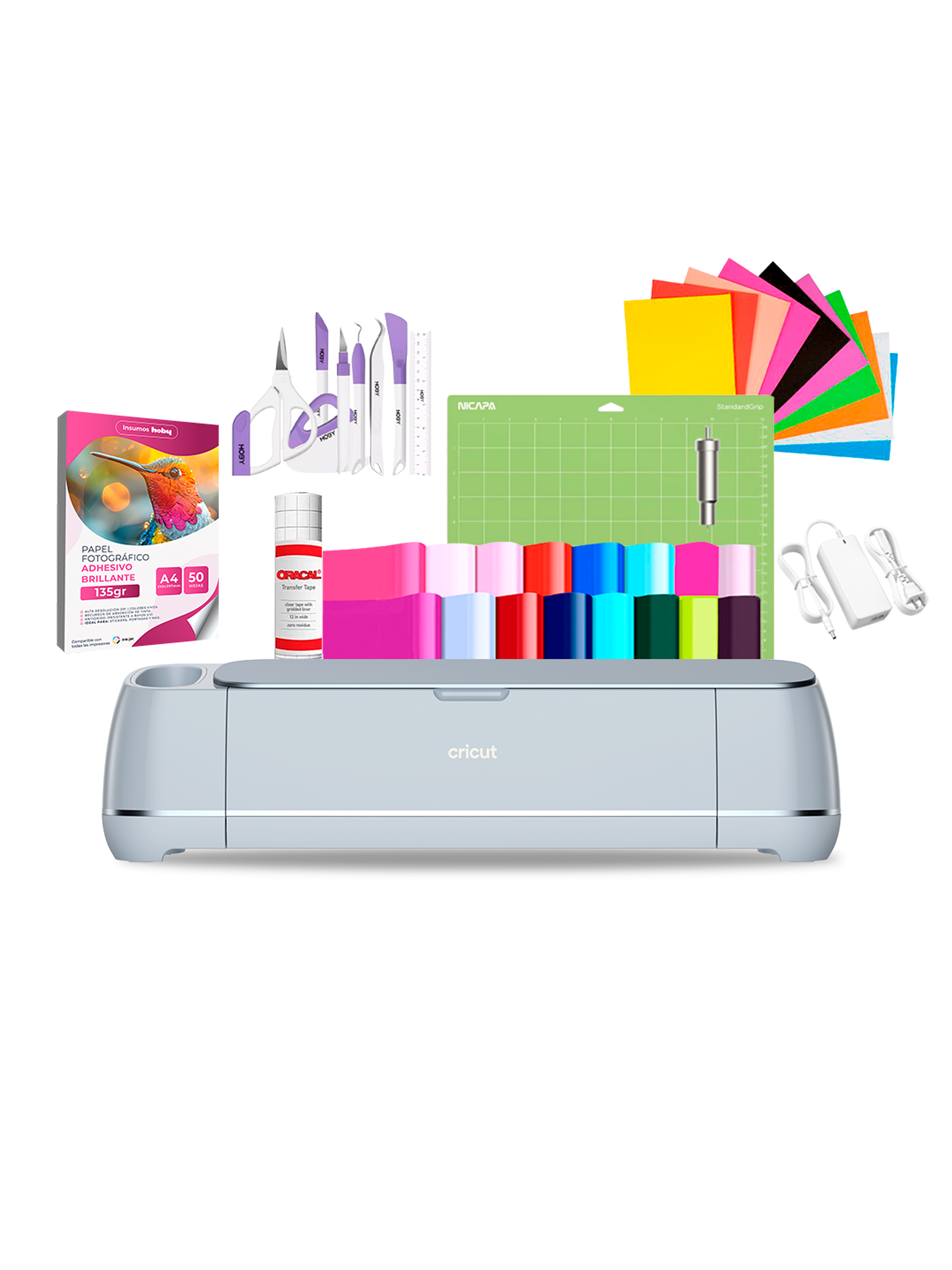 Kit Plotter De Corte Cricut Maker 3 + Tapete + Insumos Cr32 1