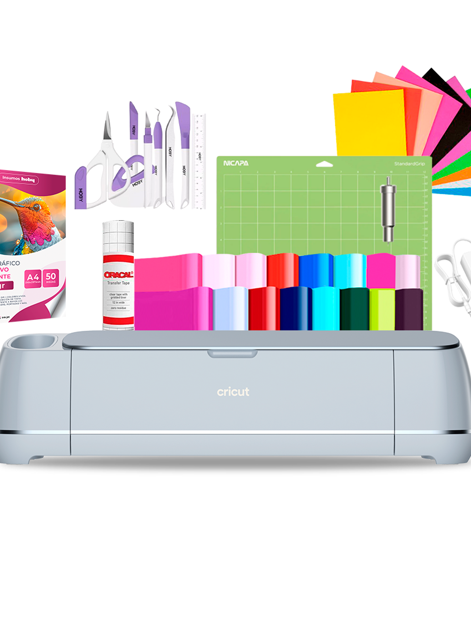 Kit Plotter De Corte Cricut Maker 3 + Tapete + Insumos Cr32 1
