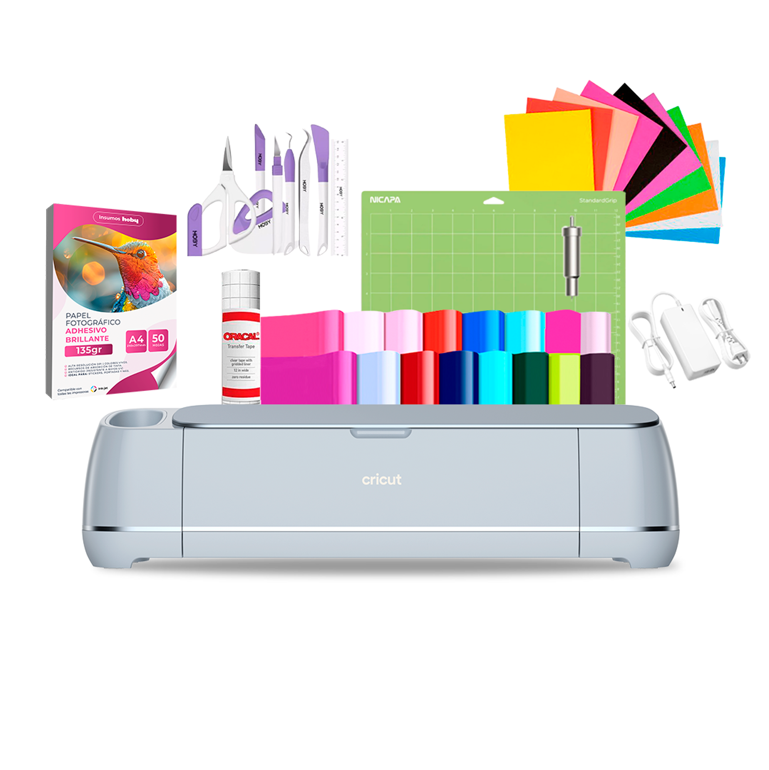 Kit Plotter De Corte Cricut Maker 3 + Tapete + Insumos Cr32 1